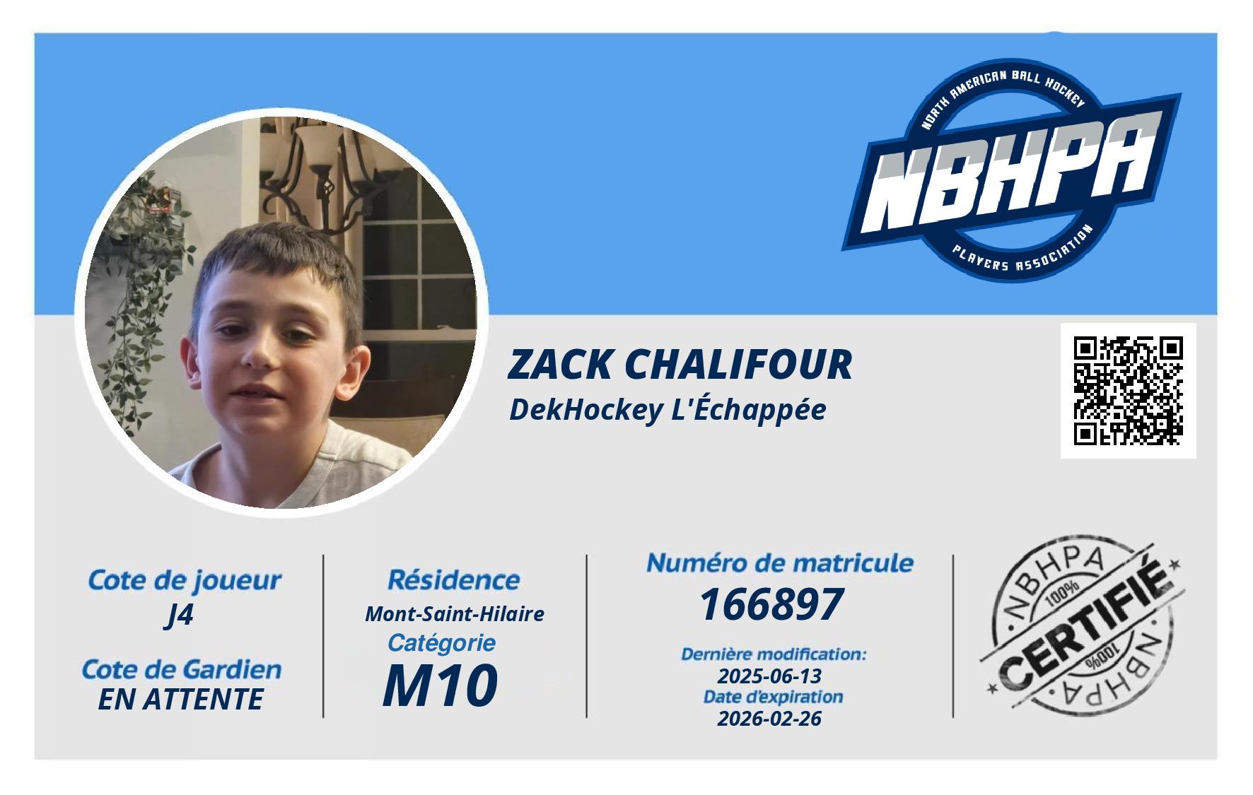 Zack Chalifour
