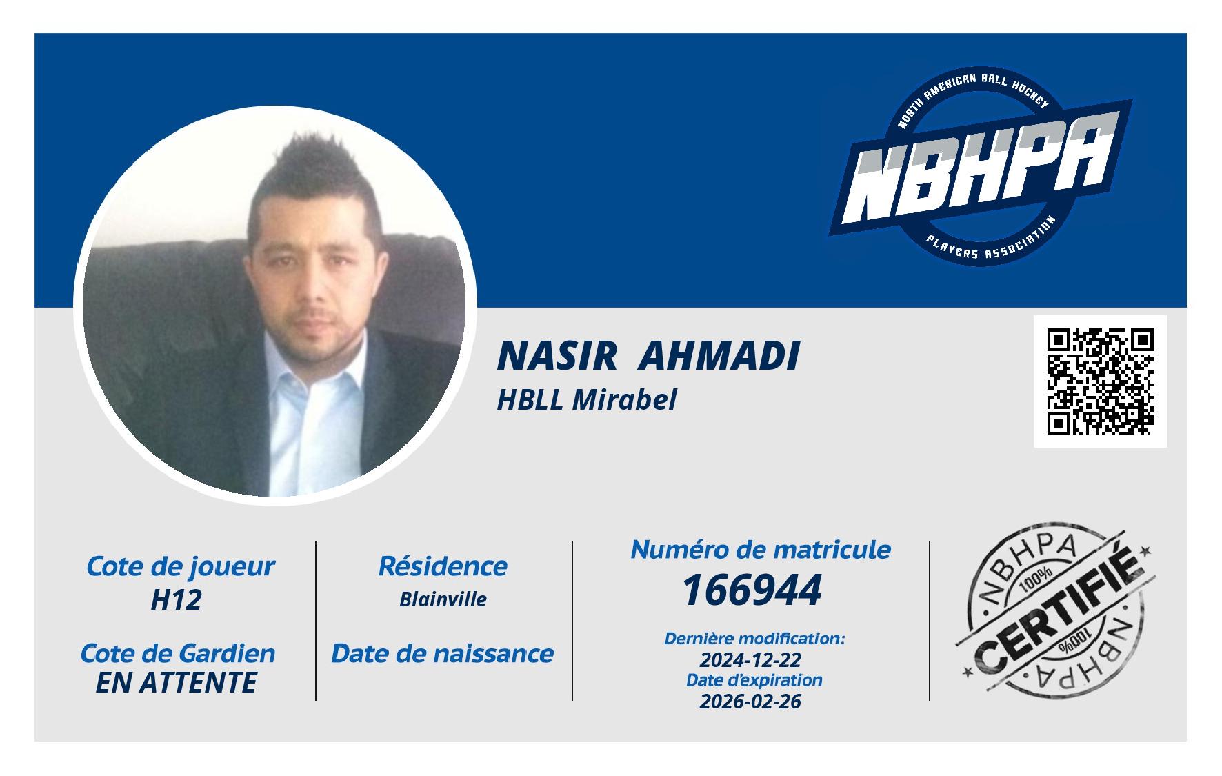 Nasir  Ahmadi