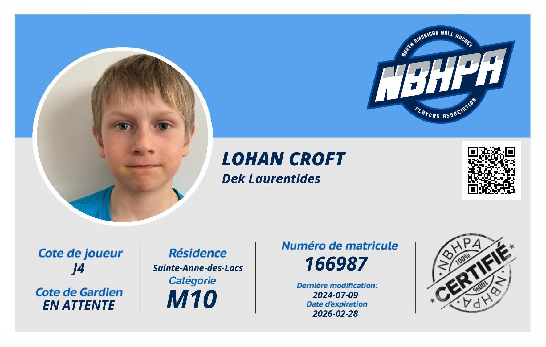 Lohan Croft 