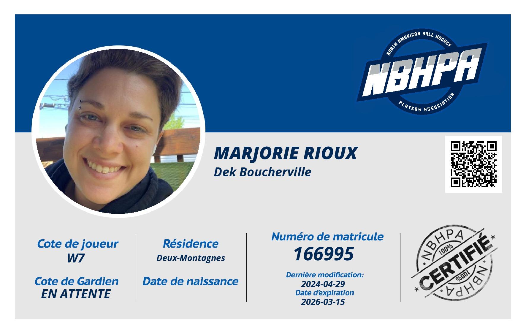 Marjorie Rioux