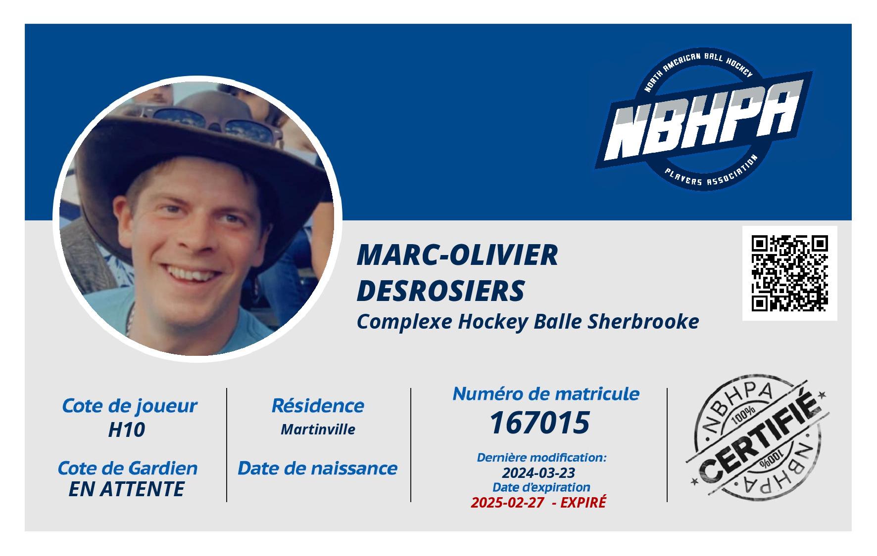 Marc-Olivier Desrosiers