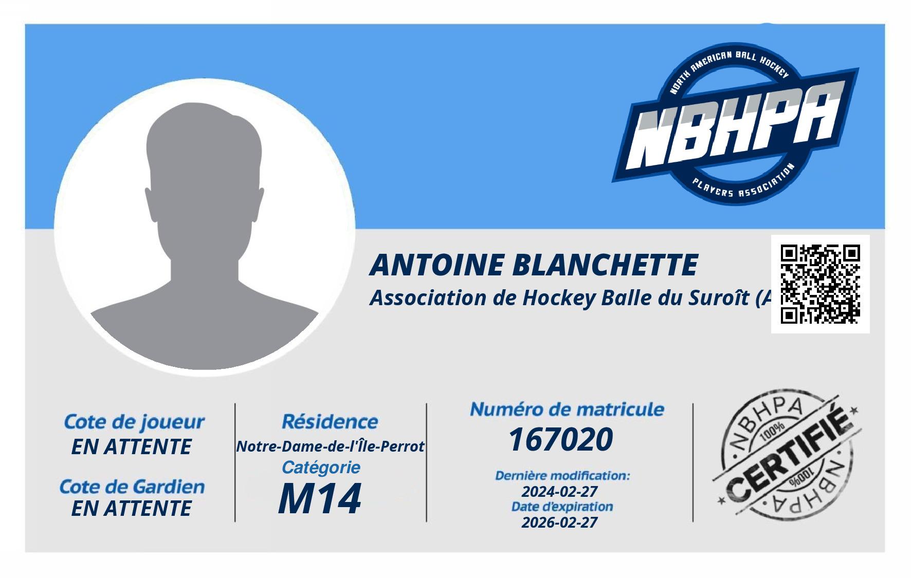 Antoine Blanchette