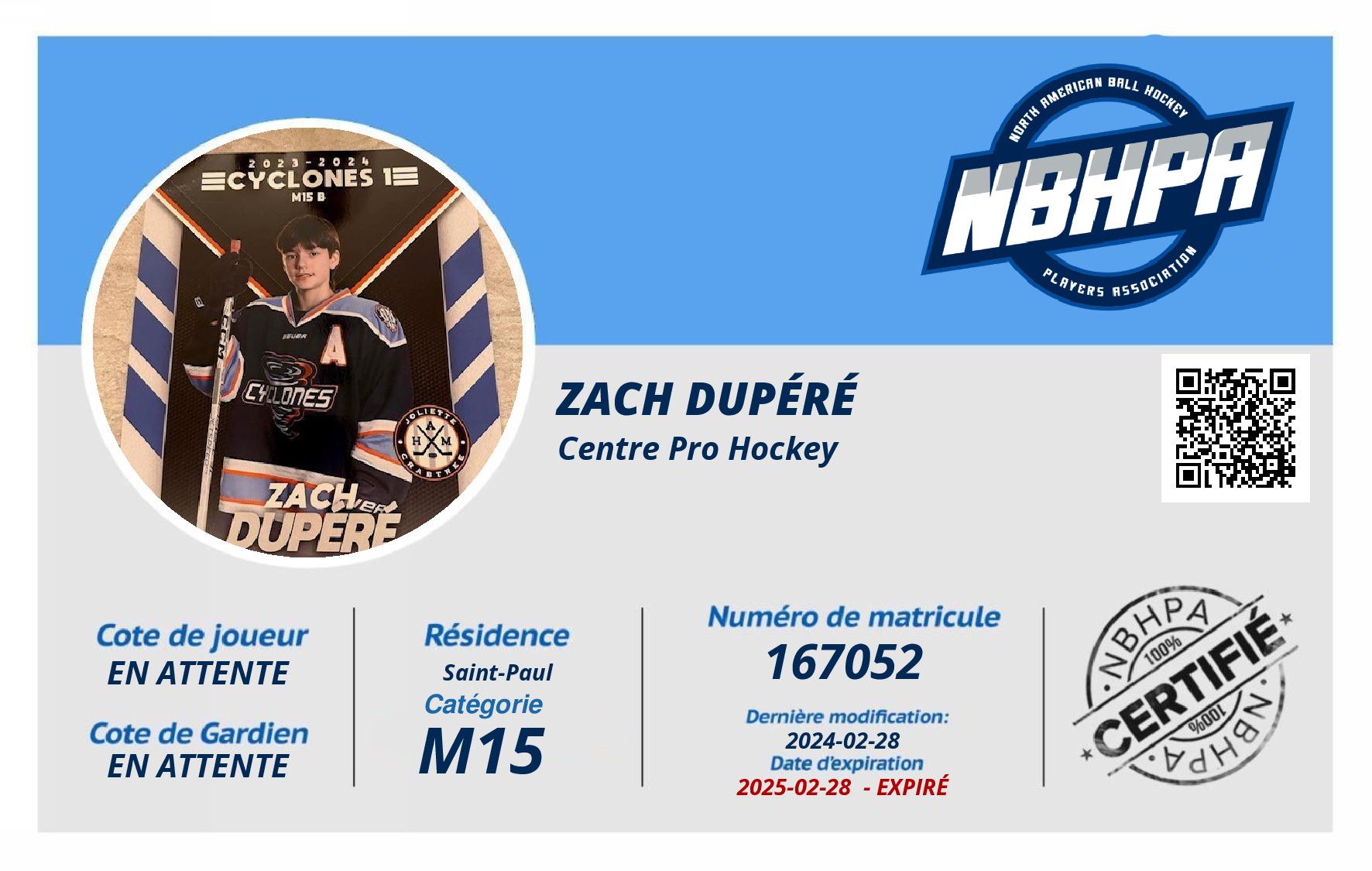 Zach Dupéré