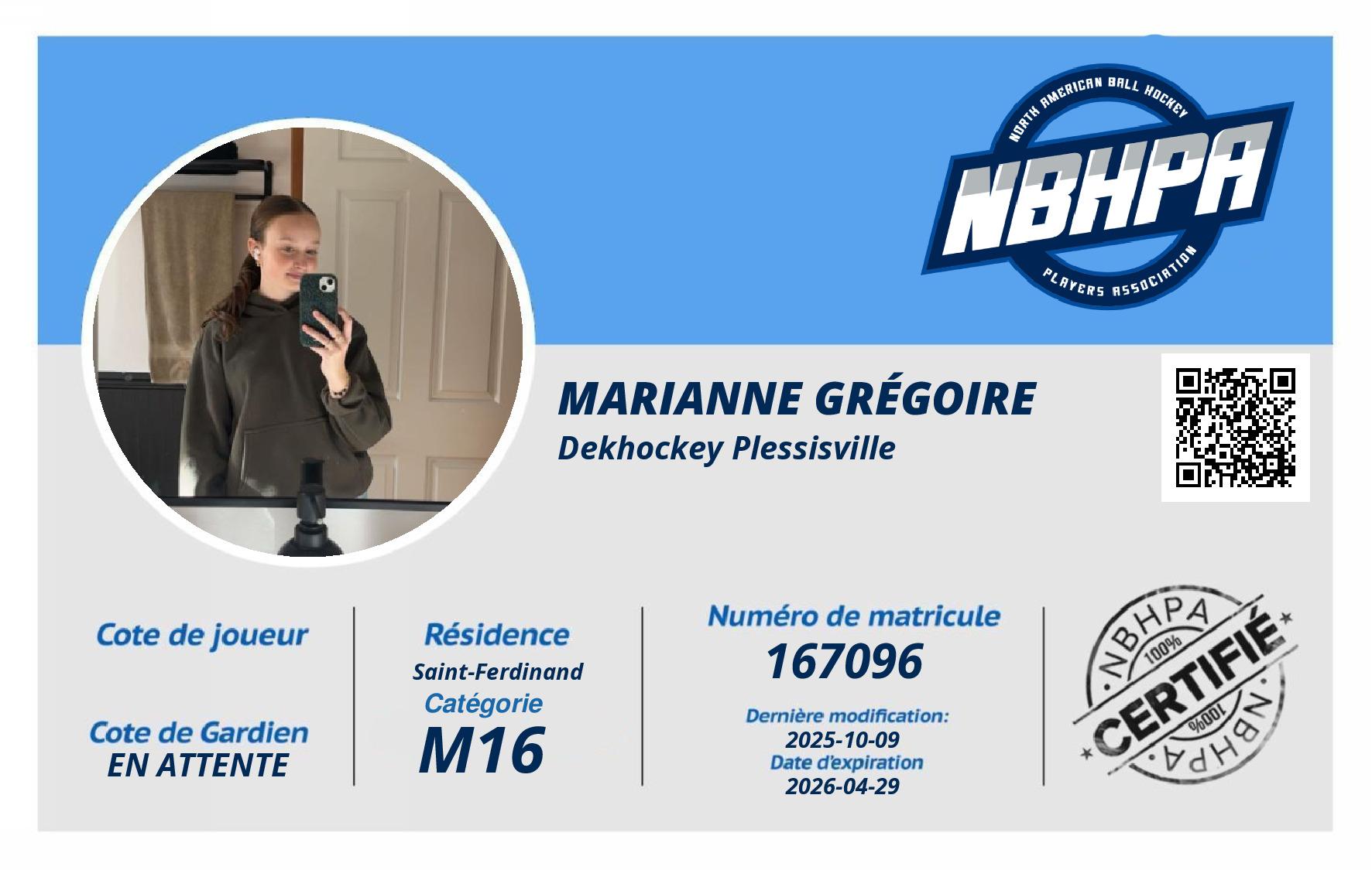 Marianne Grégoire 