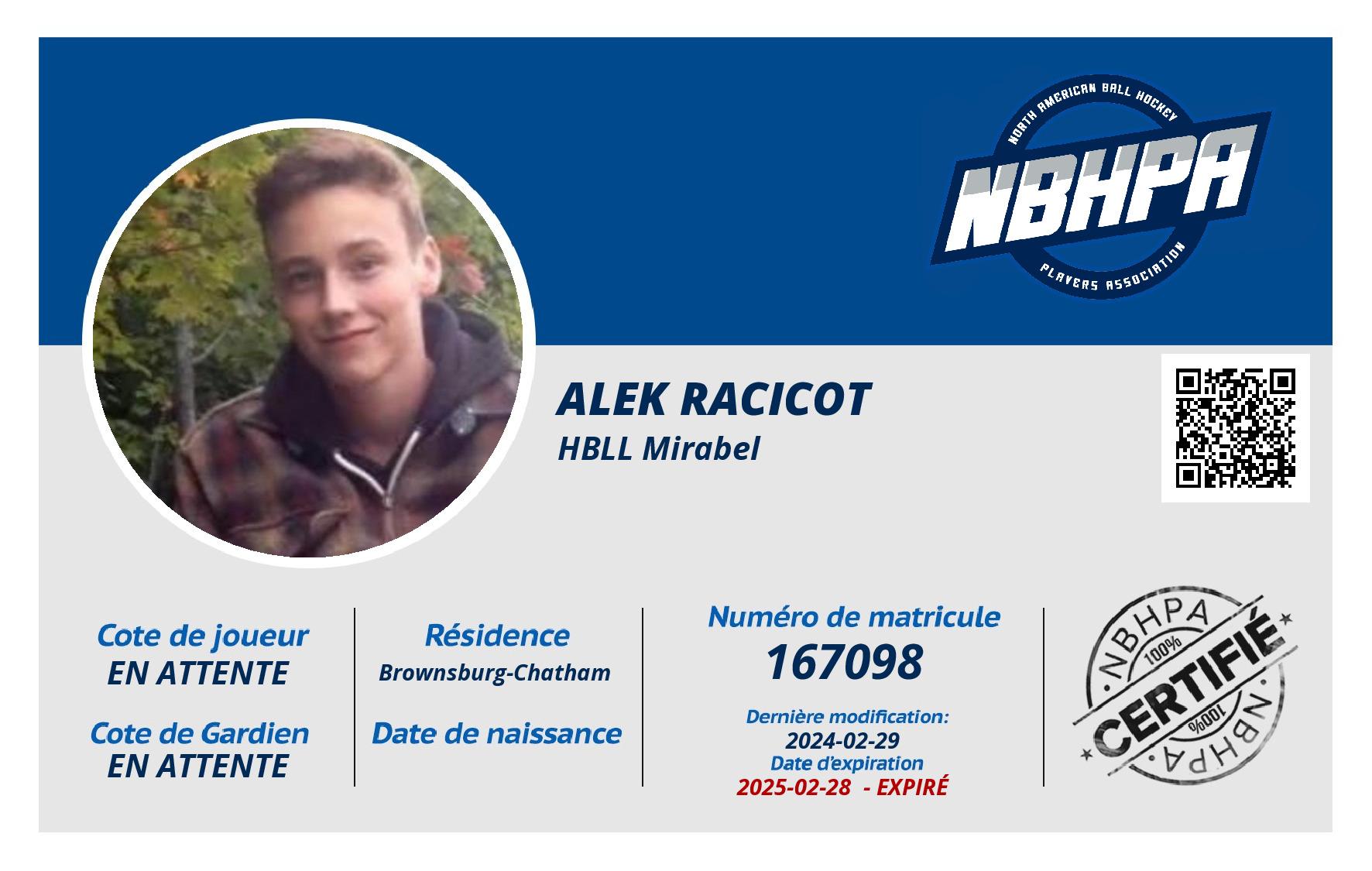 Alek Racicot