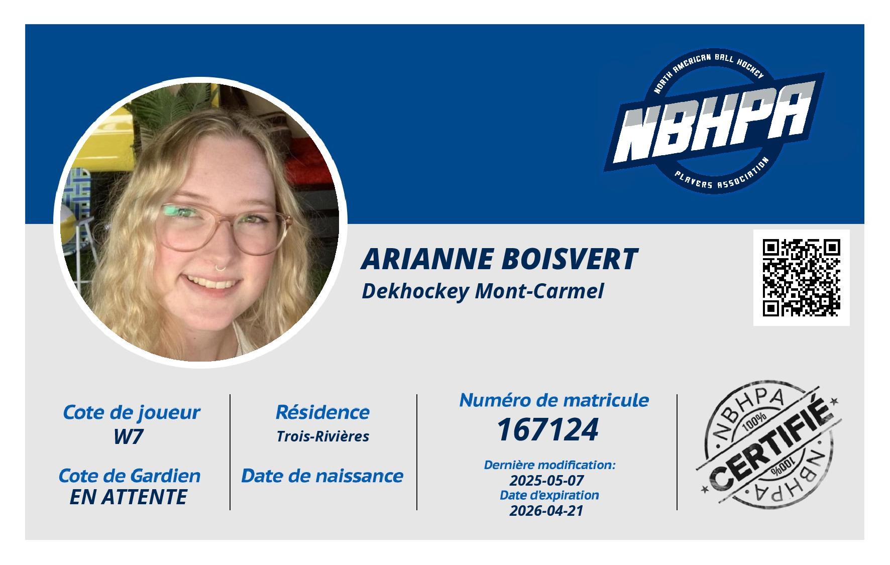 Arianne Boisvert