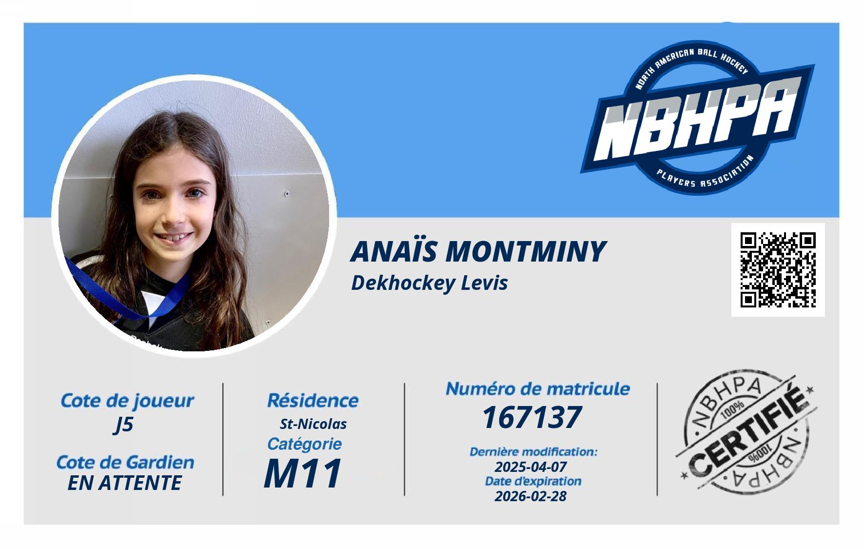 Anaïs Montminy