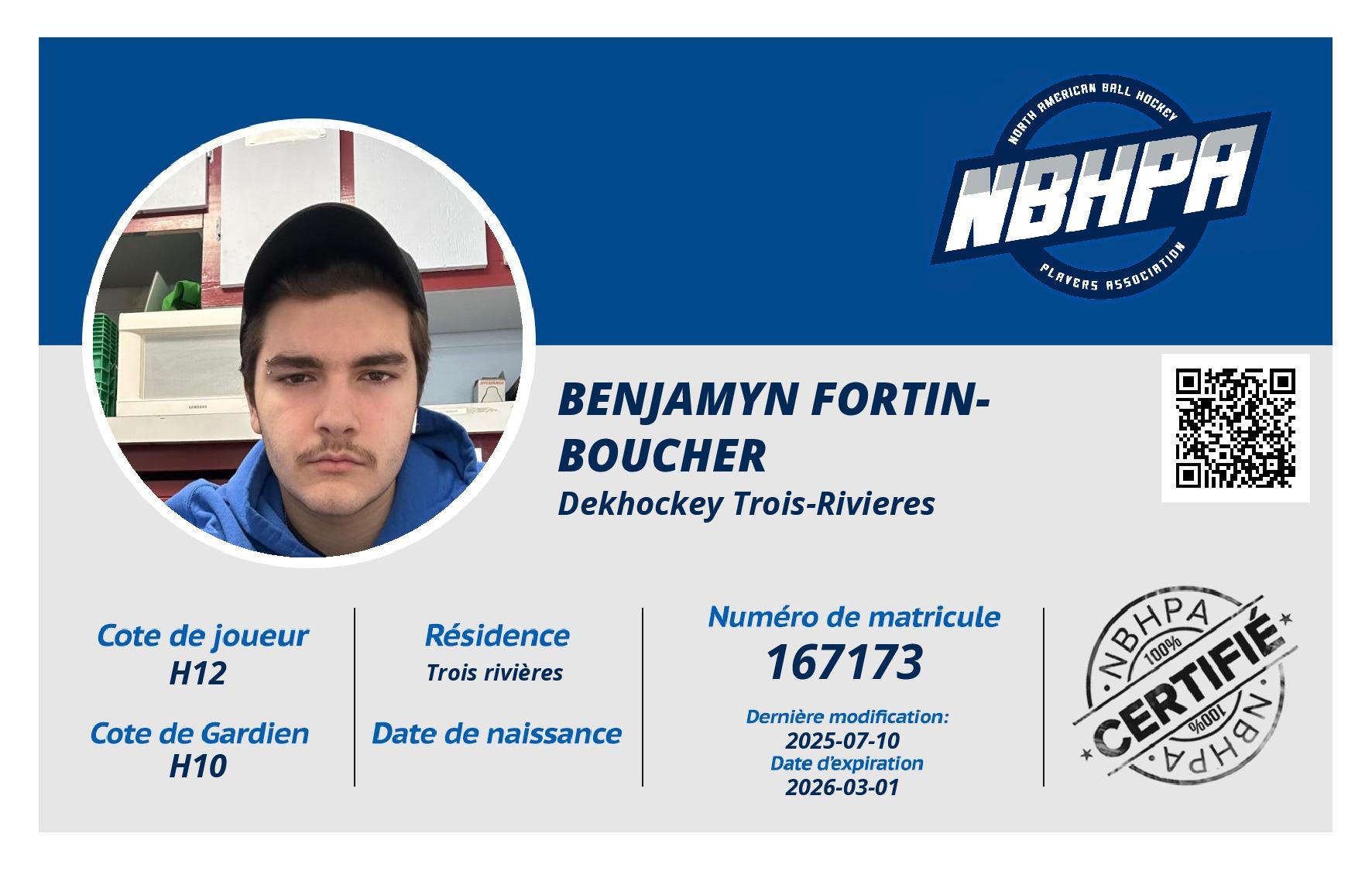 Benjamyn Fortin-Boucher