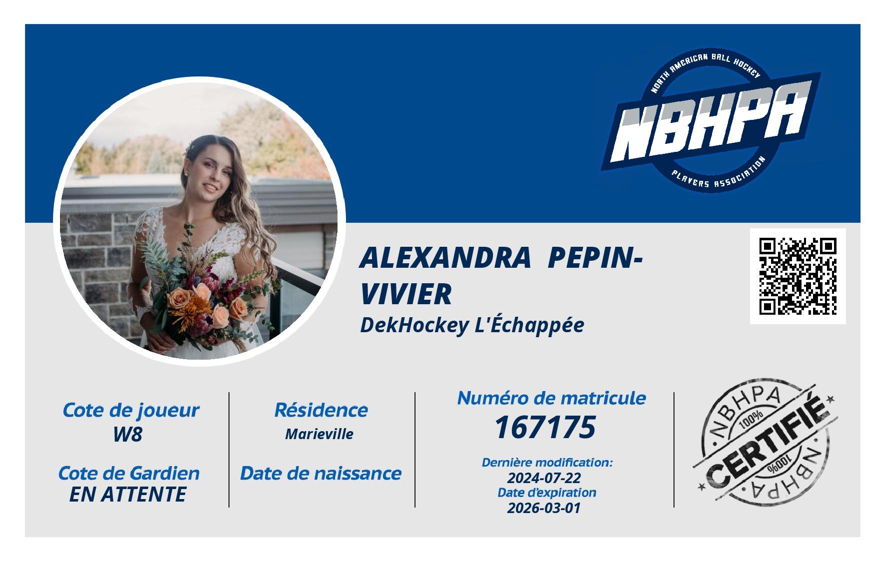 Alexandra  Pepin-vivier 