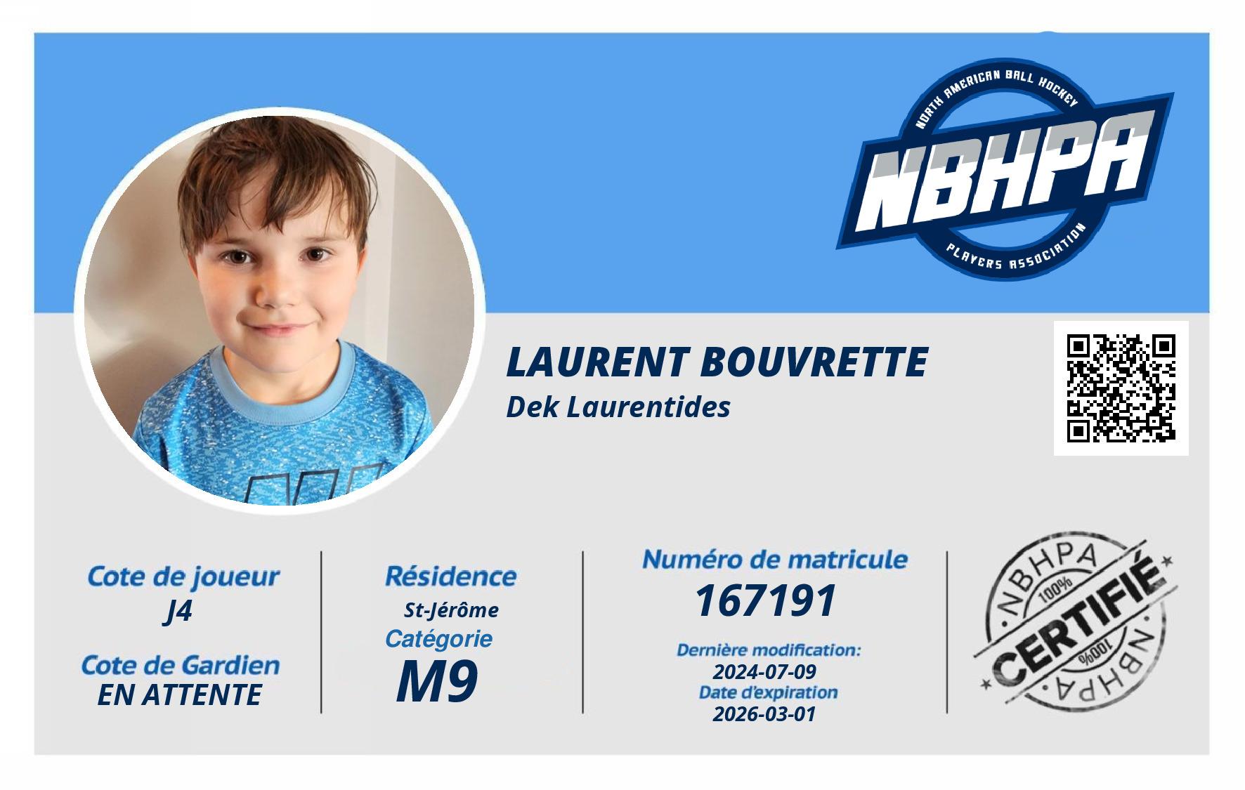 Laurent Bouvrette