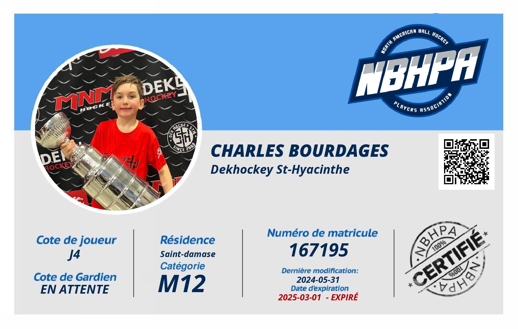 Charles Bourdages