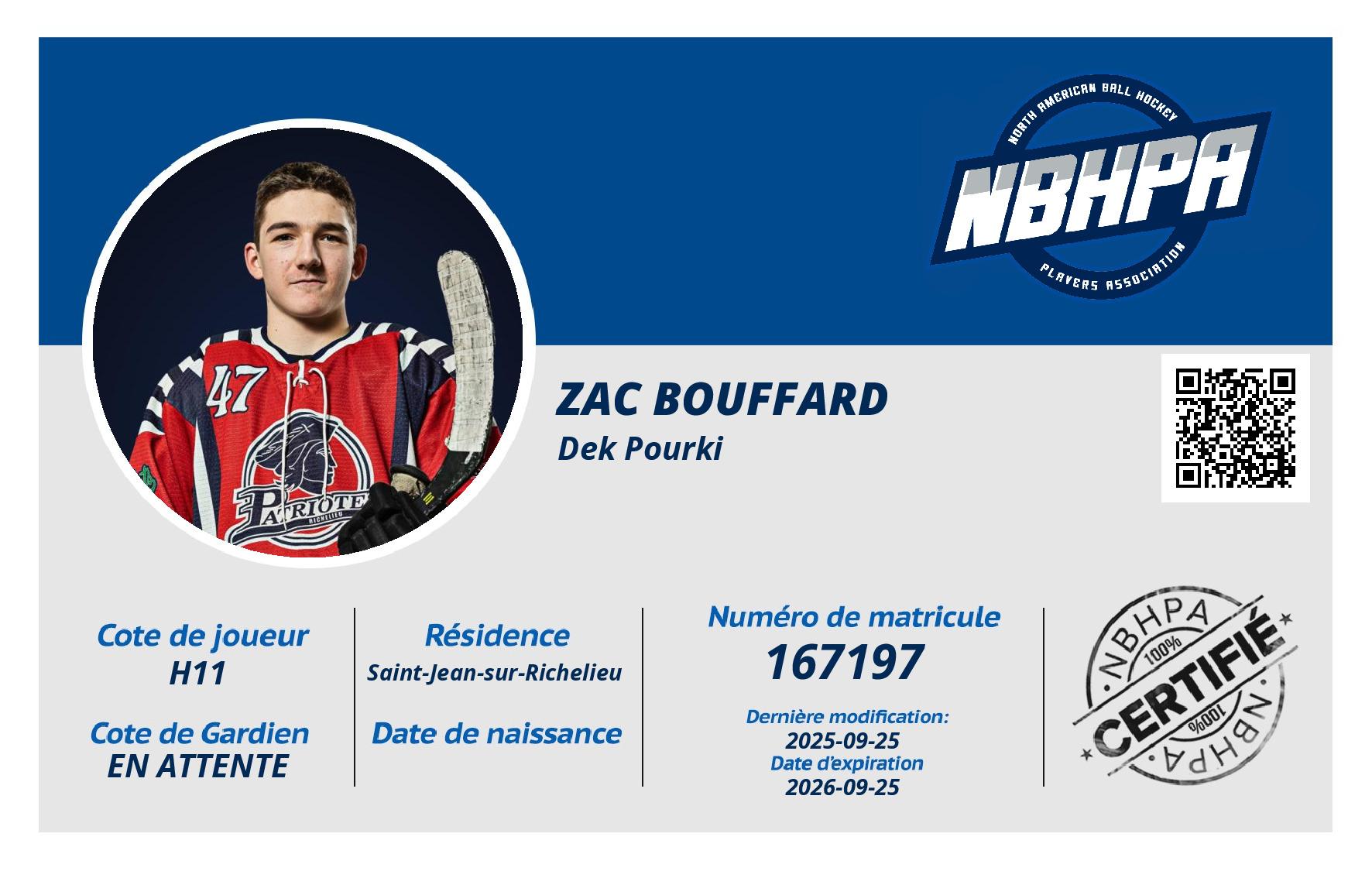 Zac Bouffard