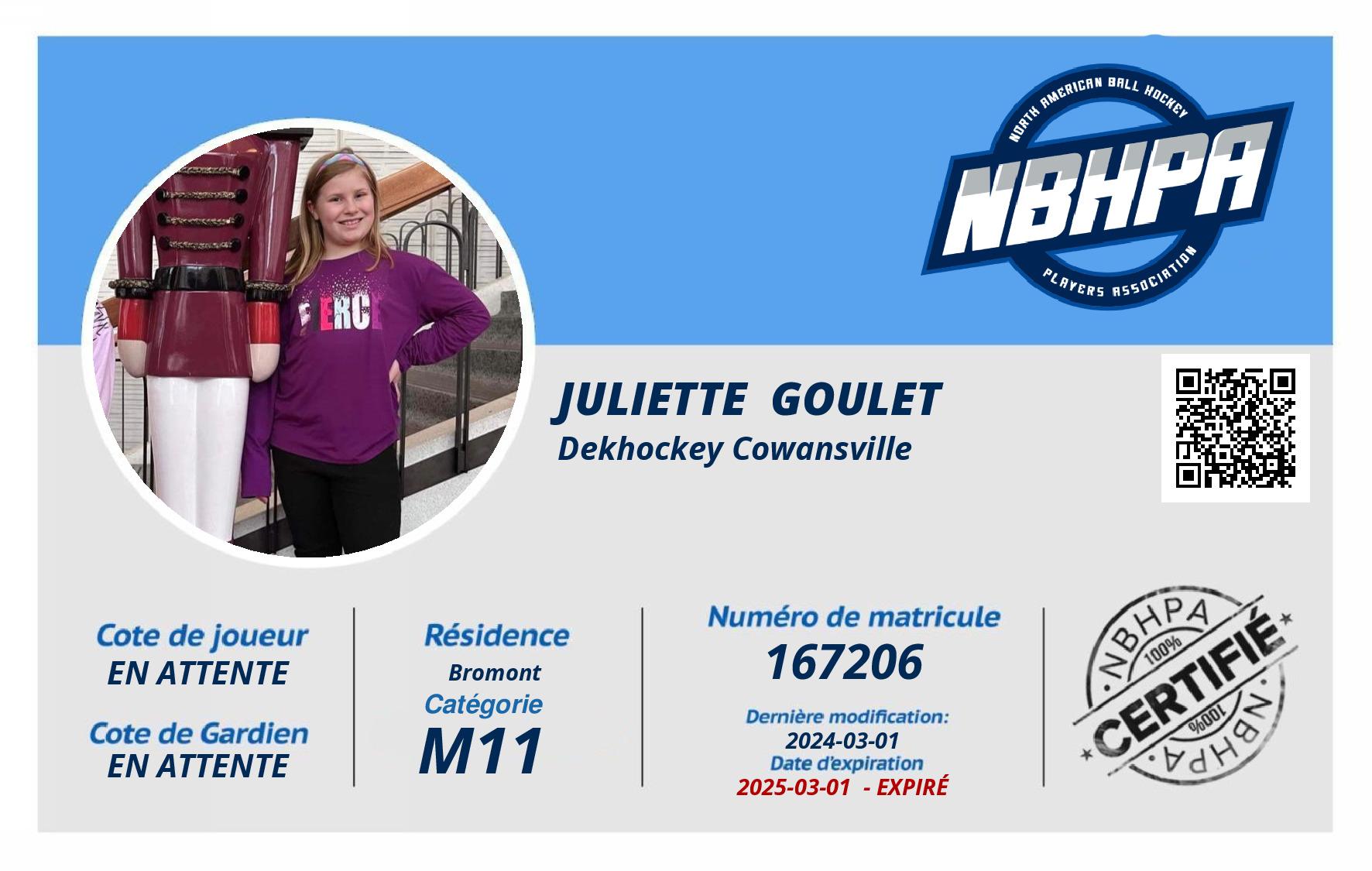 Juliette  Goulet