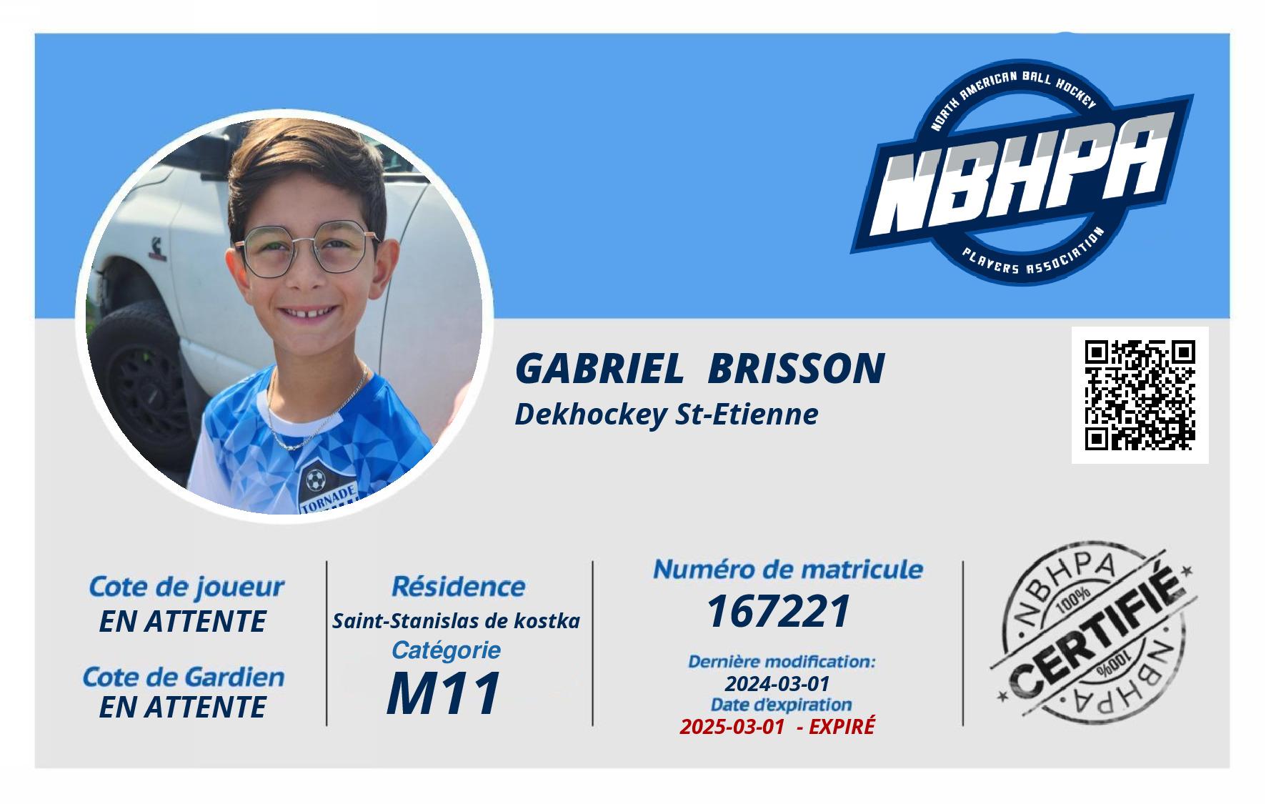 Gabriel  Brisson 