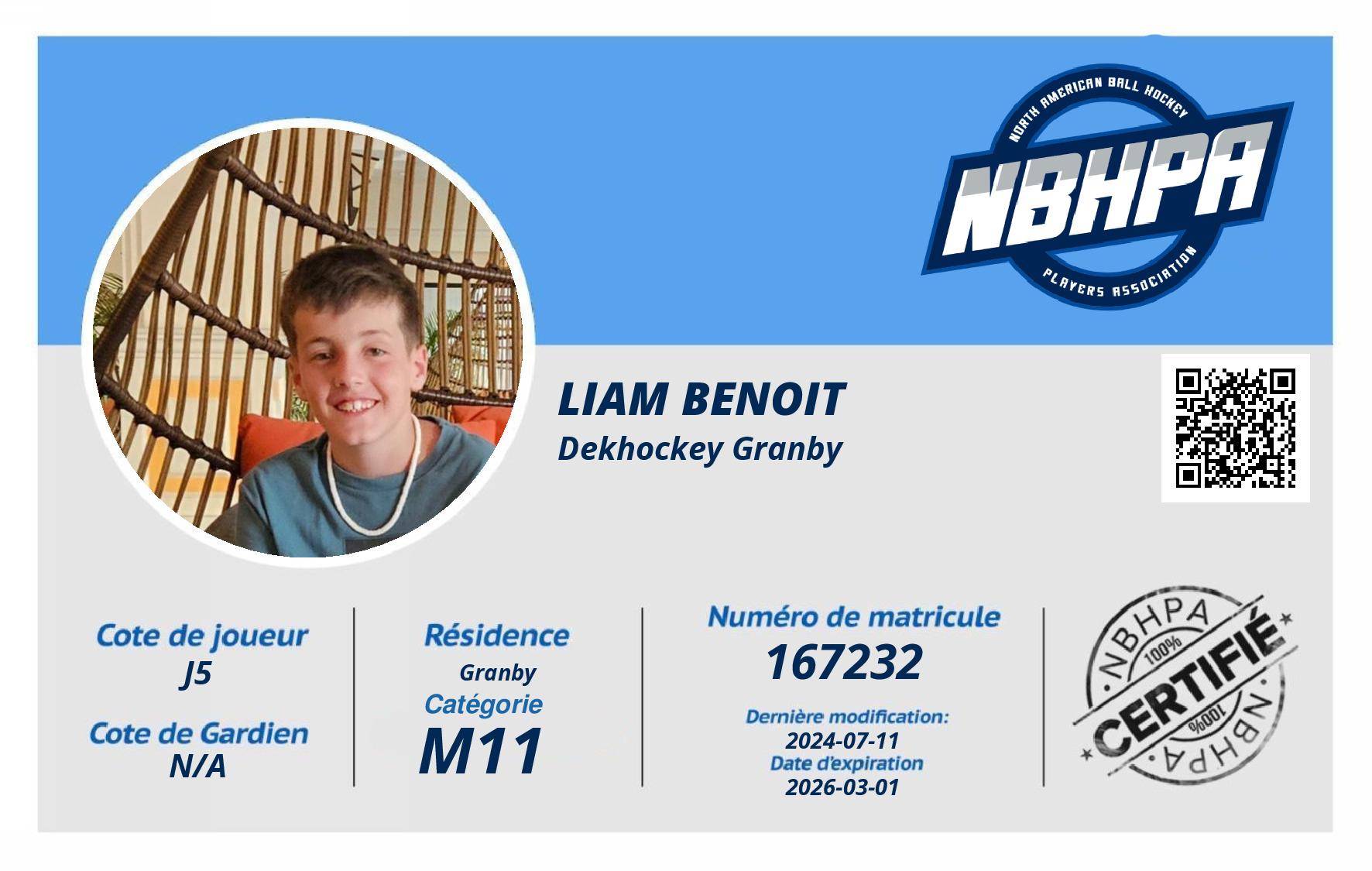 Liam Benoit