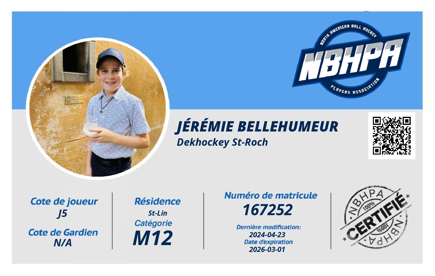 Jérémie Bellehumeur