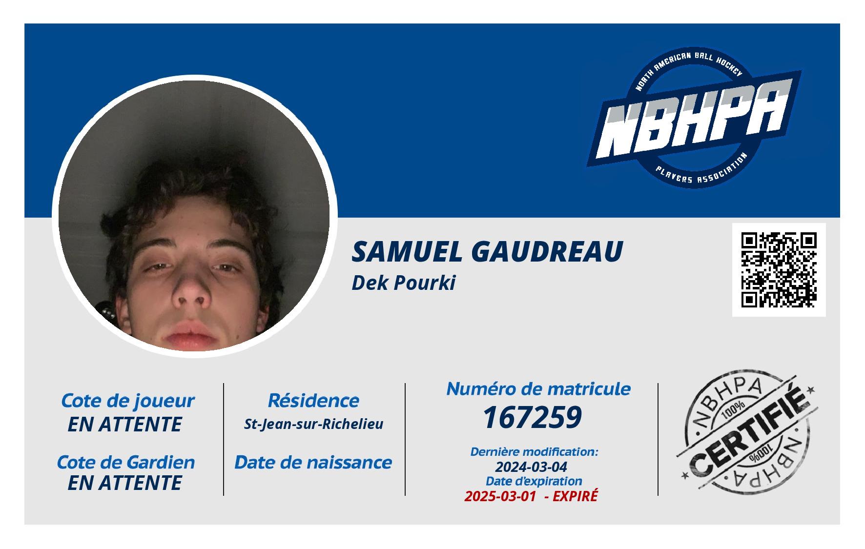 Samuel Gaudreau