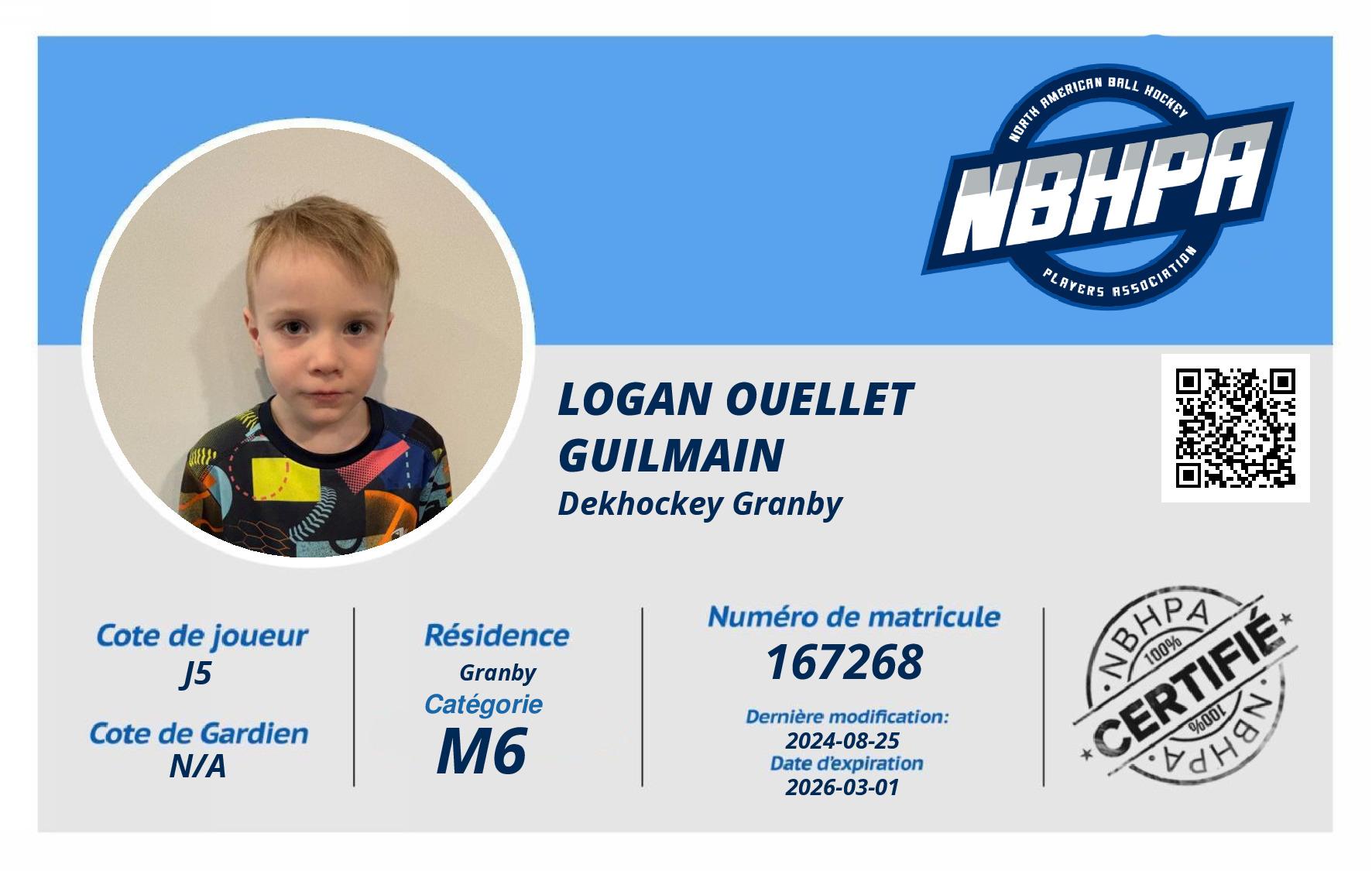 Logan Ouellet Guilmain