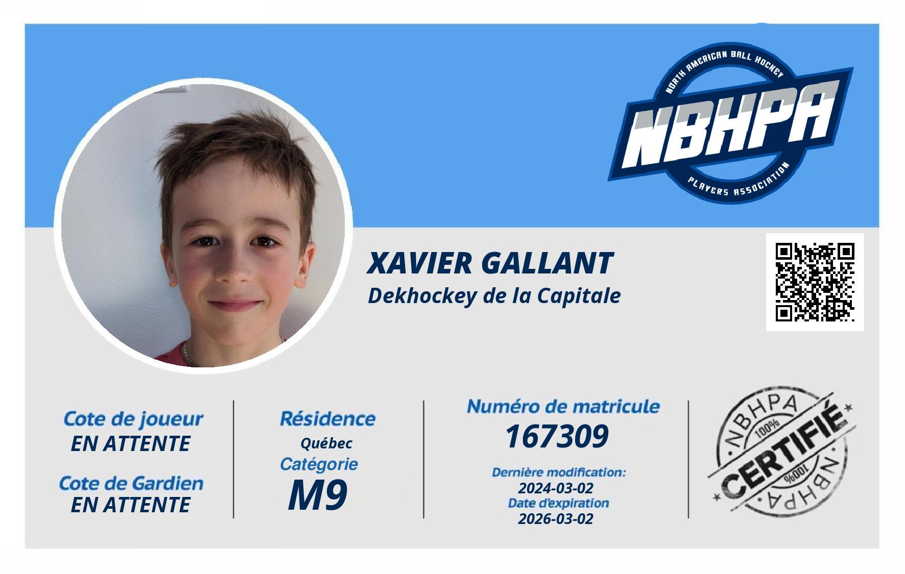 Xavier Gallant