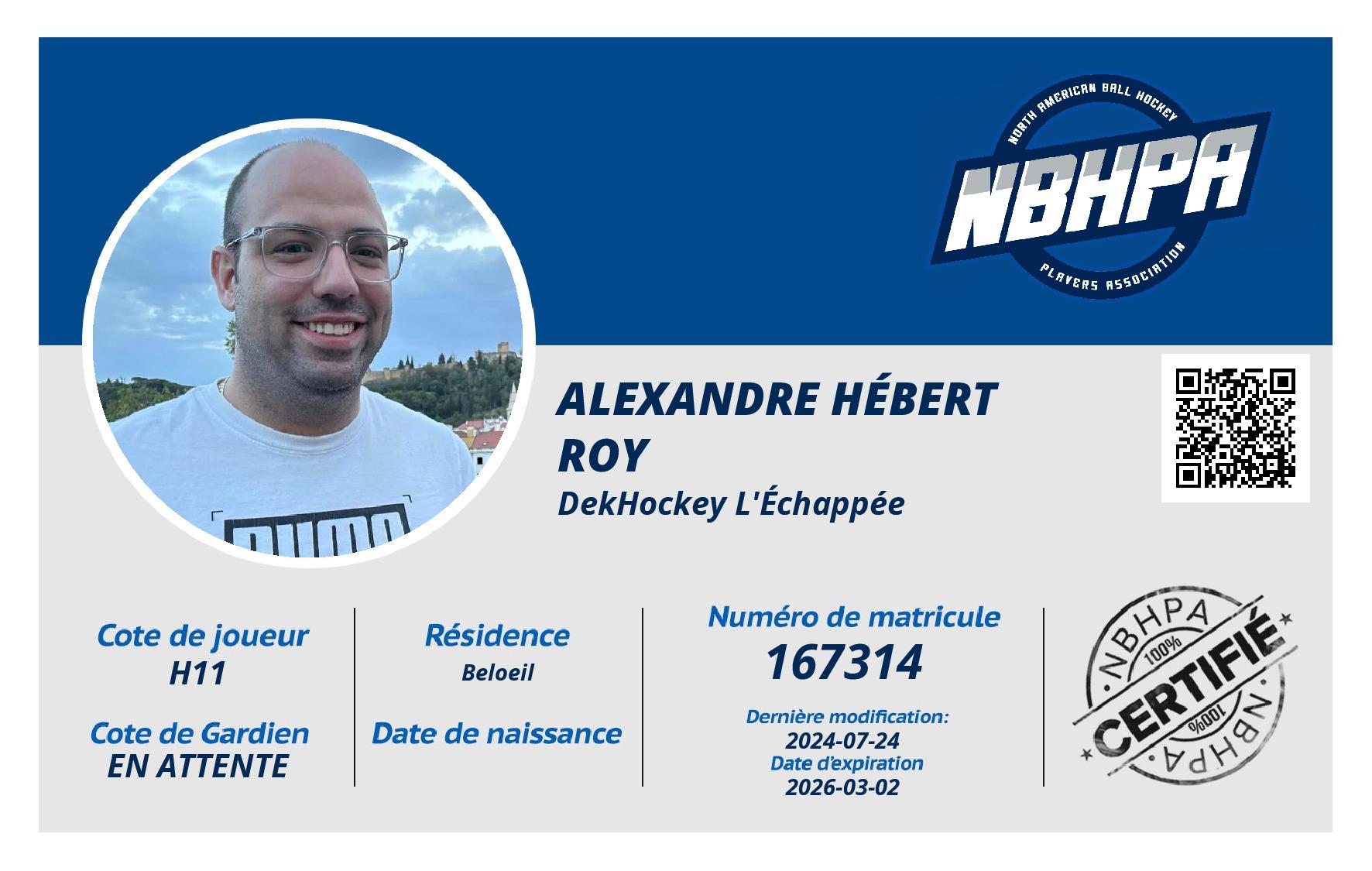 Alexandre Hébert Roy
