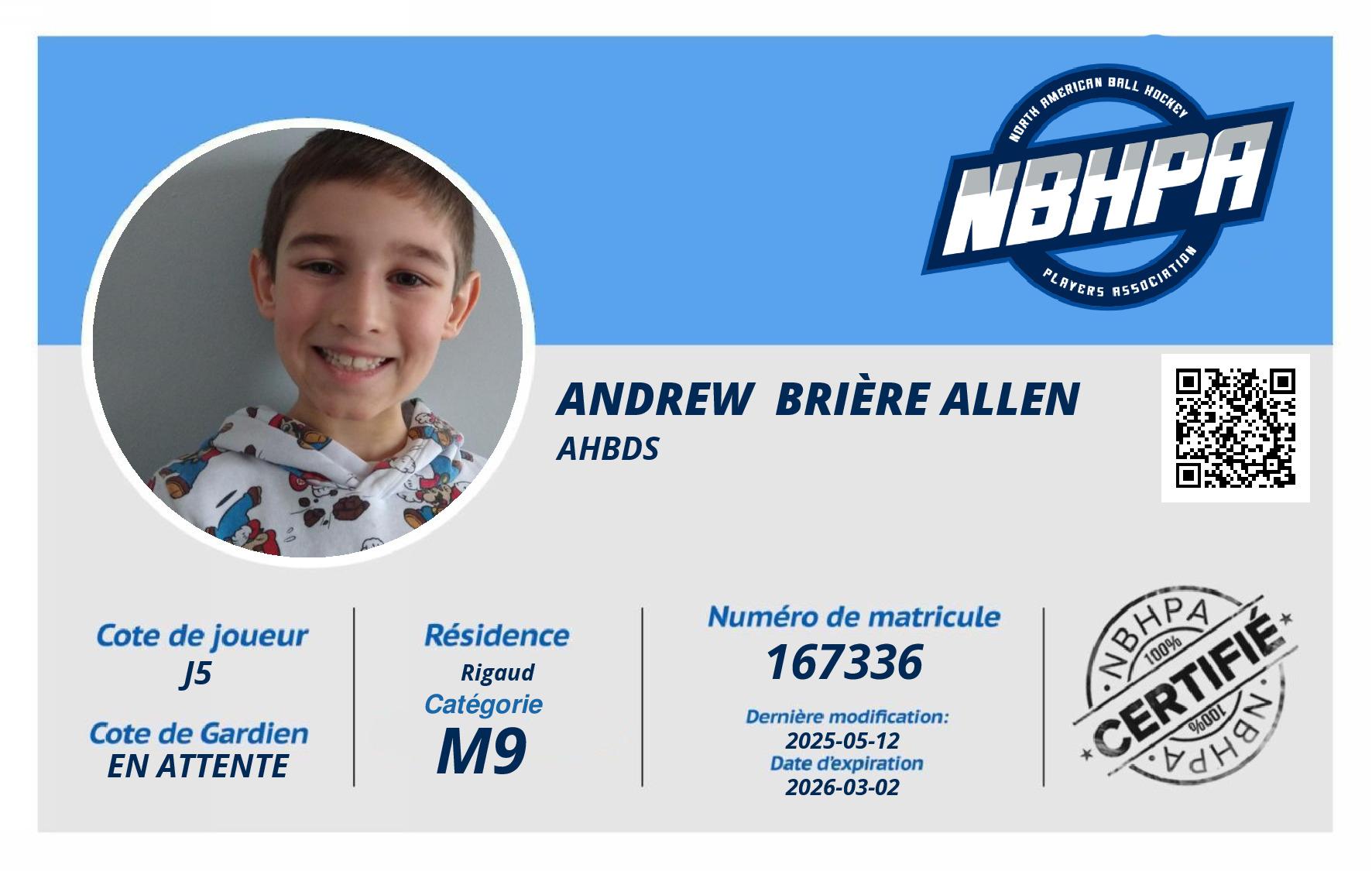 Andrew  Brière Allen 