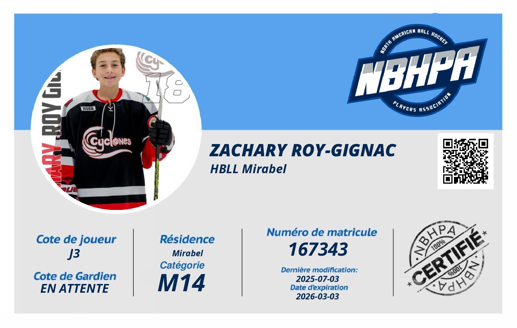 Zachary Roy-Gignac