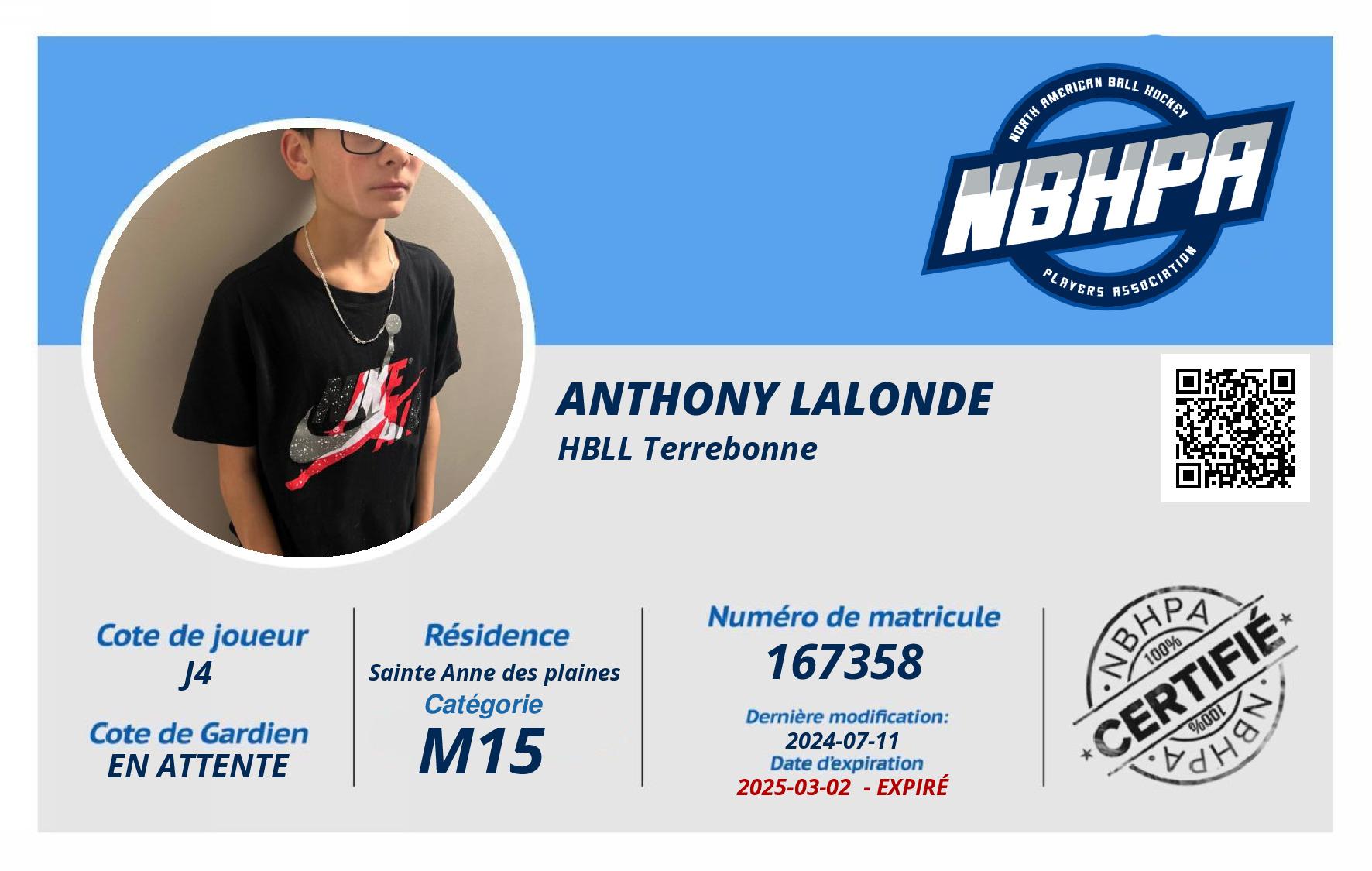 Anthony Lalonde