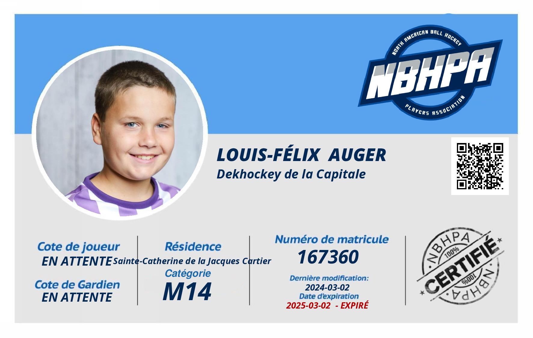 Louis-Félix  Auger