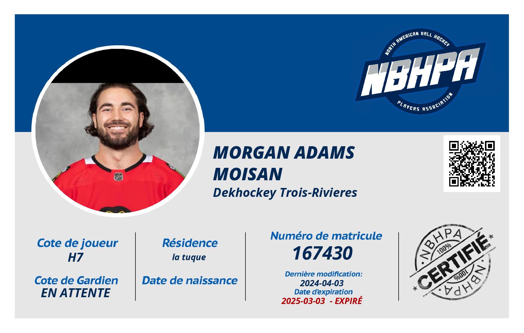 Morgan Adams moisan