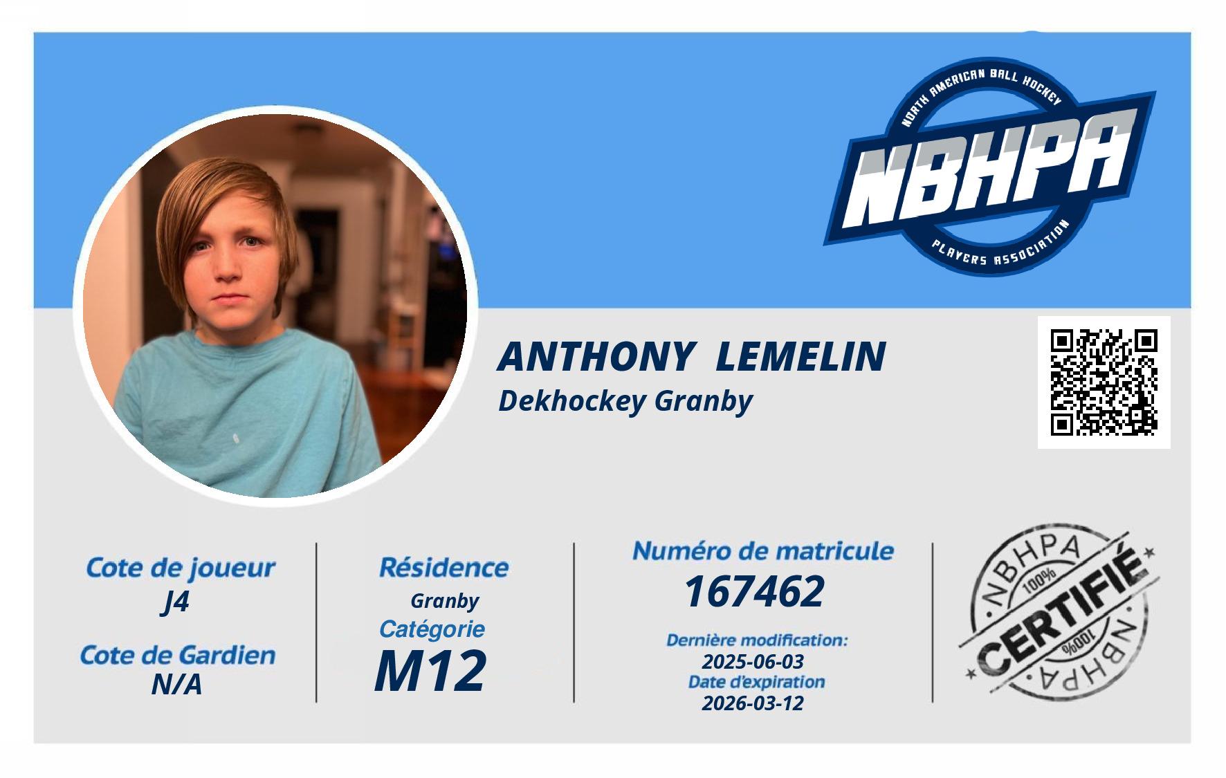 Anthony  Lemelin