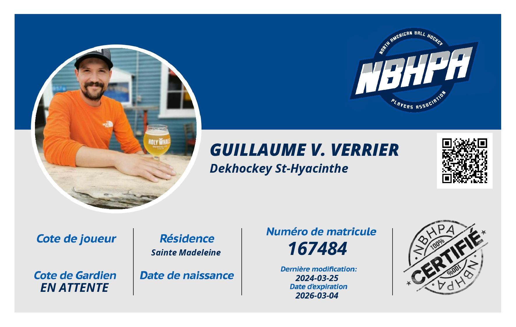 Guillaume V. Verrier