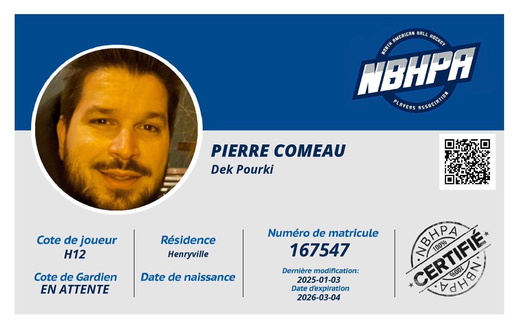 Pierre Comeau