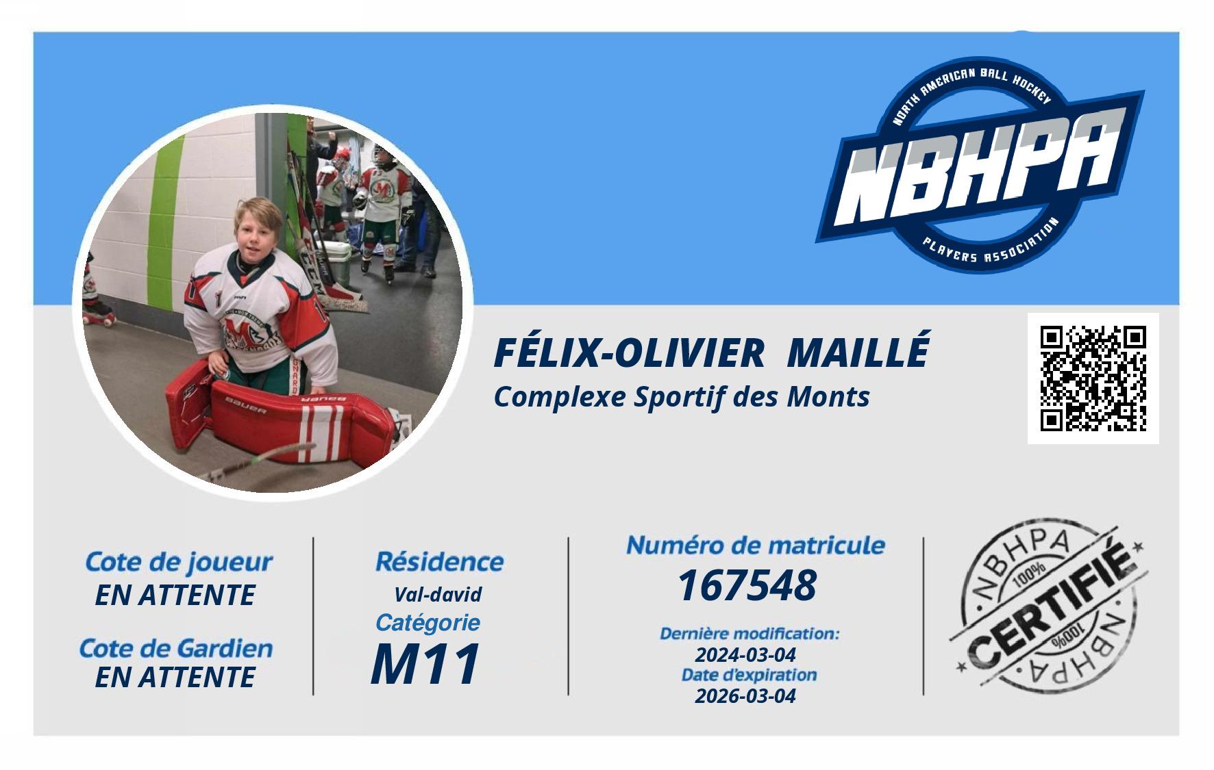 Félix-Olivier  Maillé 