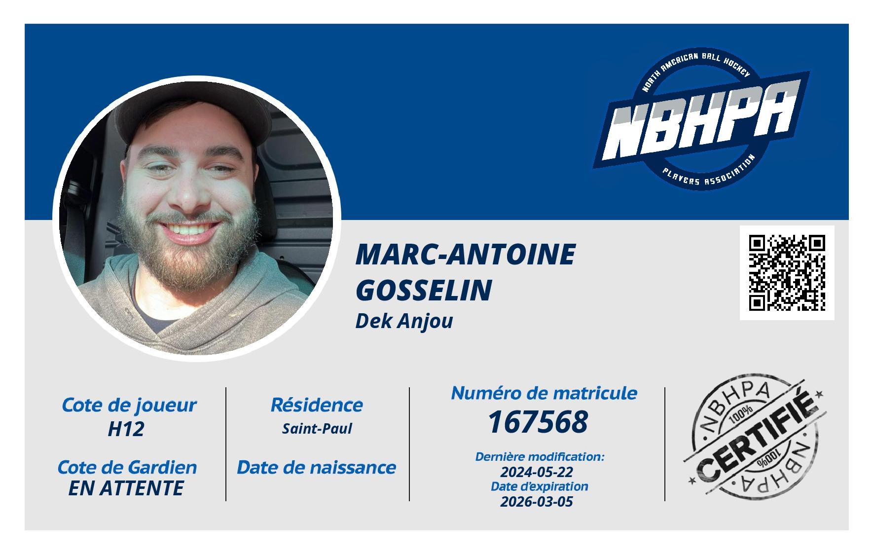 Marc-Antoine Gosselin