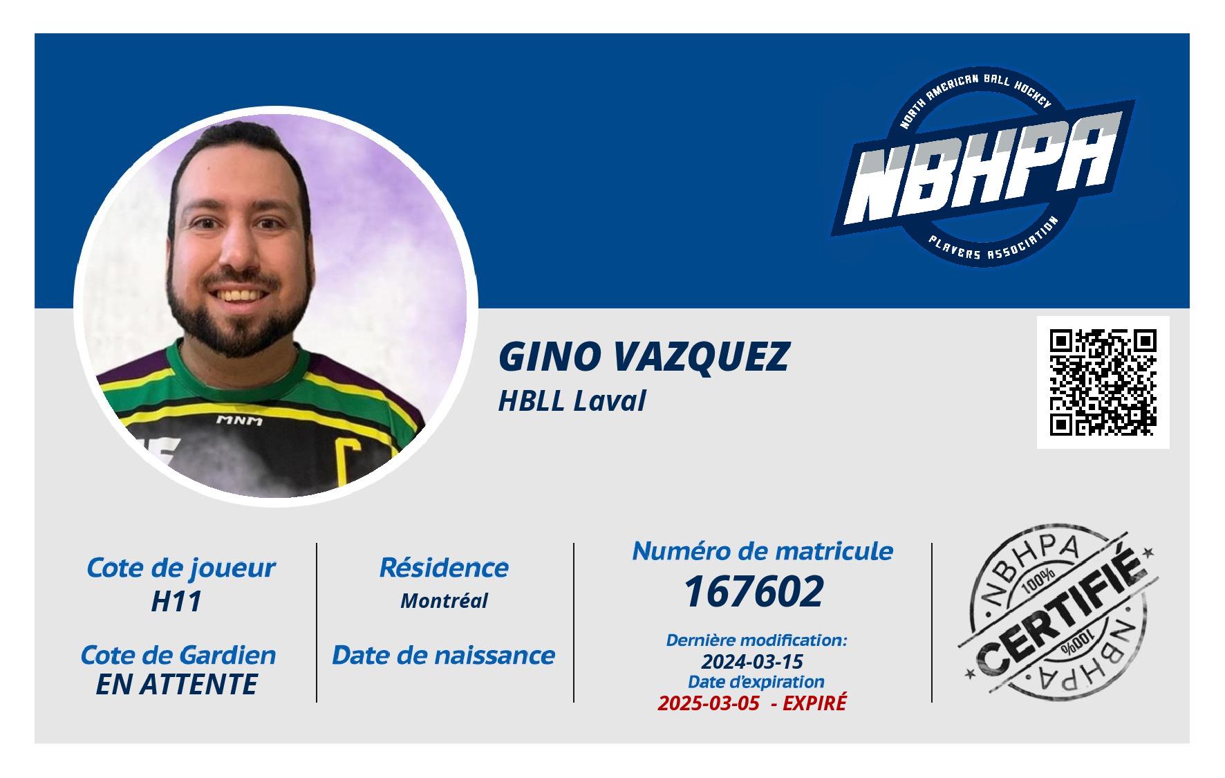 Gino Vazquez