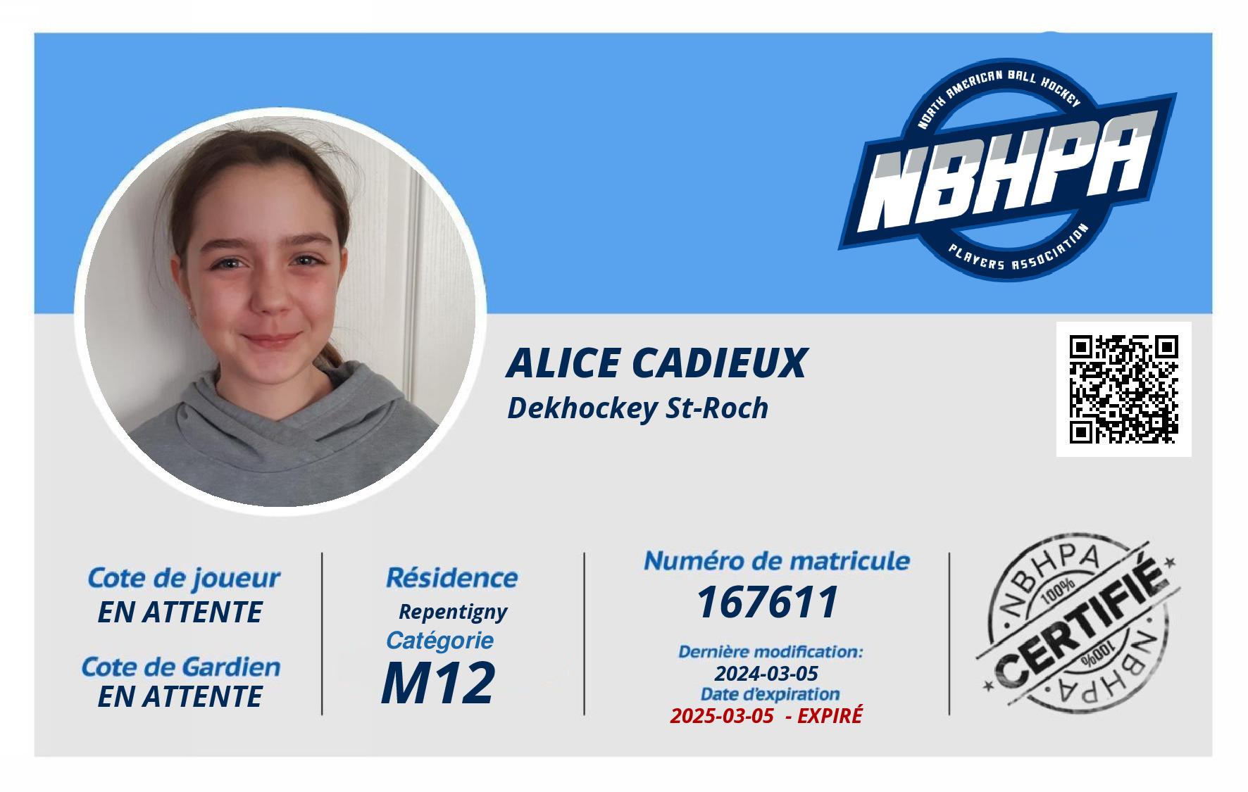 Alice Cadieux