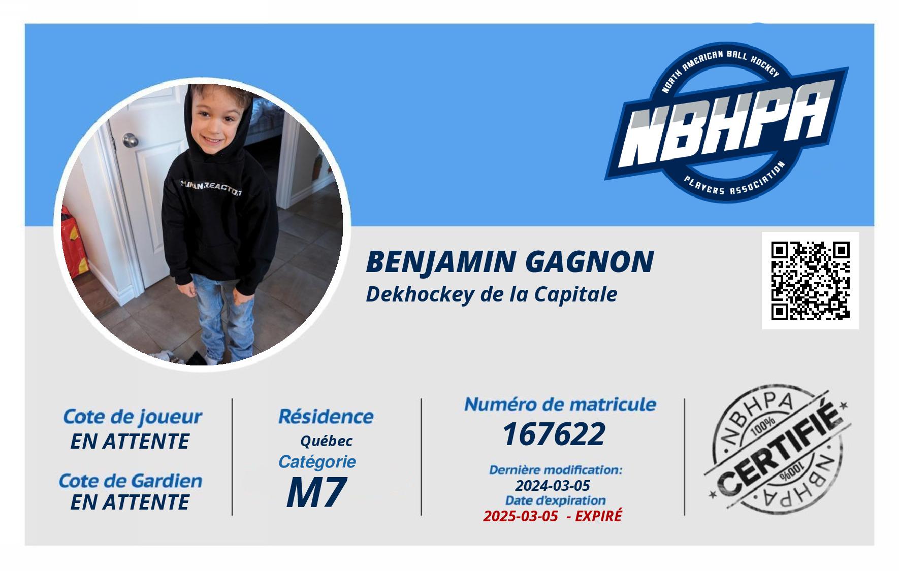 Benjamin Gagnon