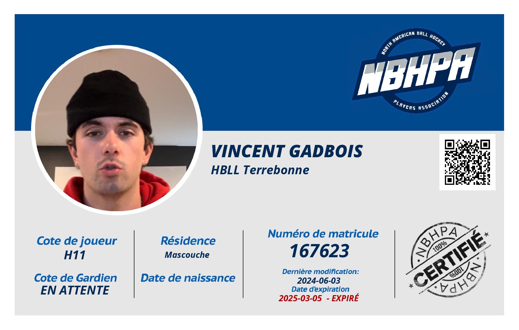 Vincent Gadbois 