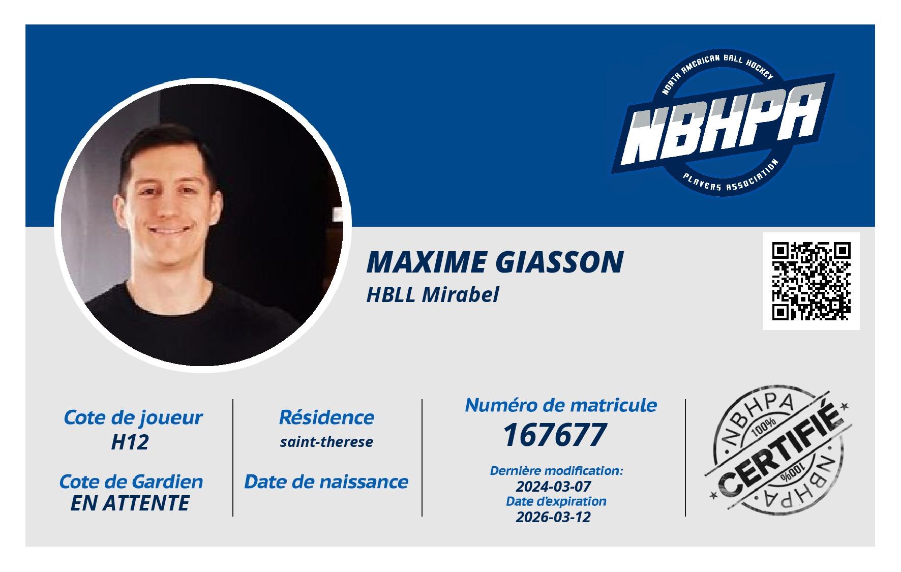 Maxime Giasson
