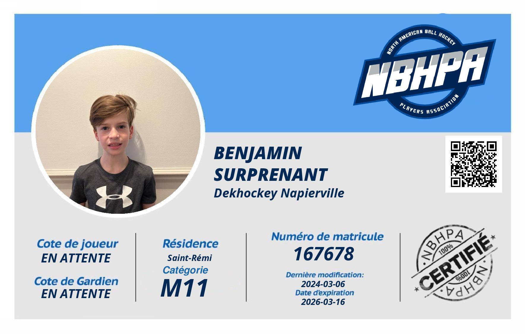 Benjamin Surprenant
