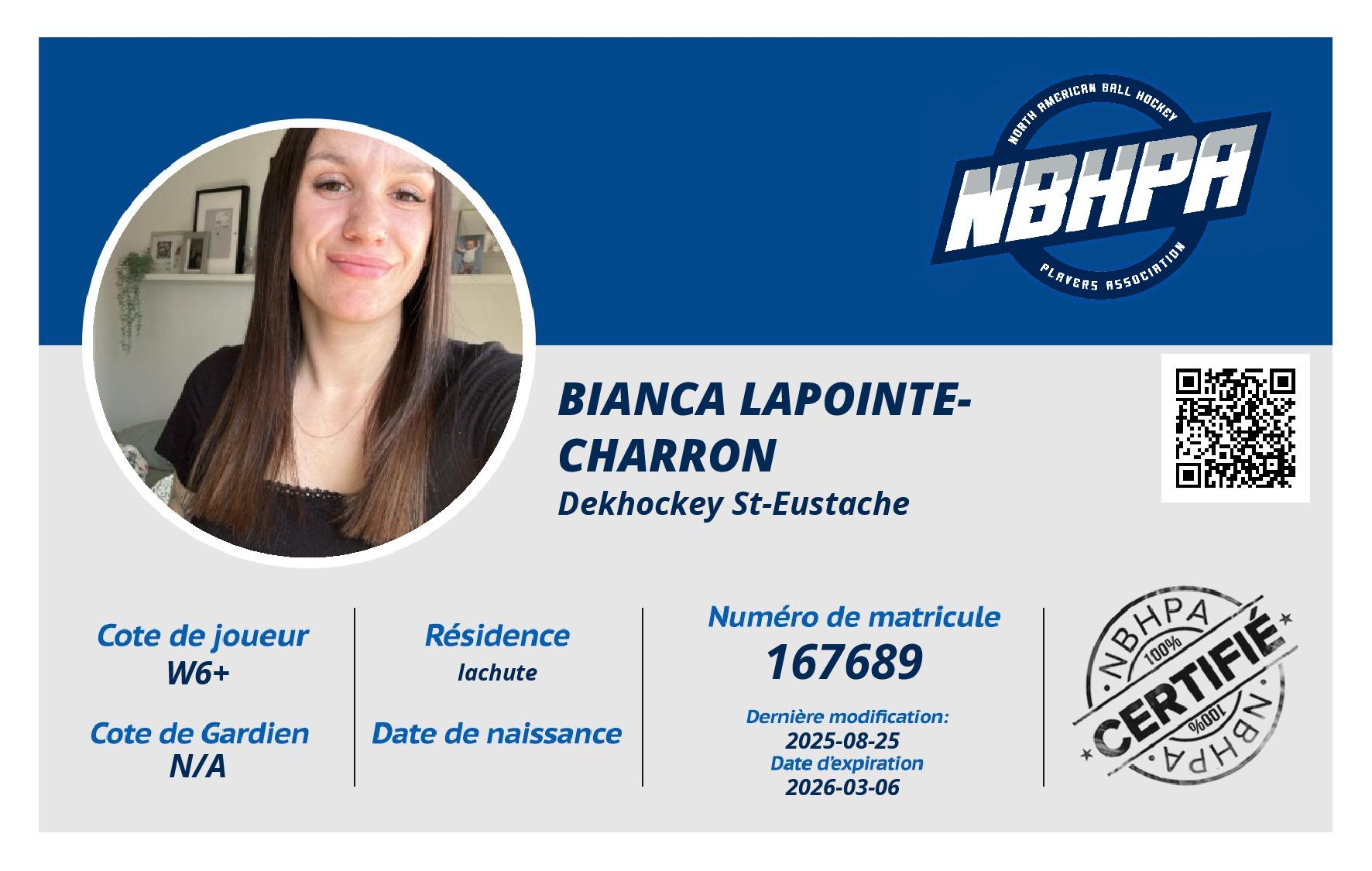 Bianca Lapointe-Charron