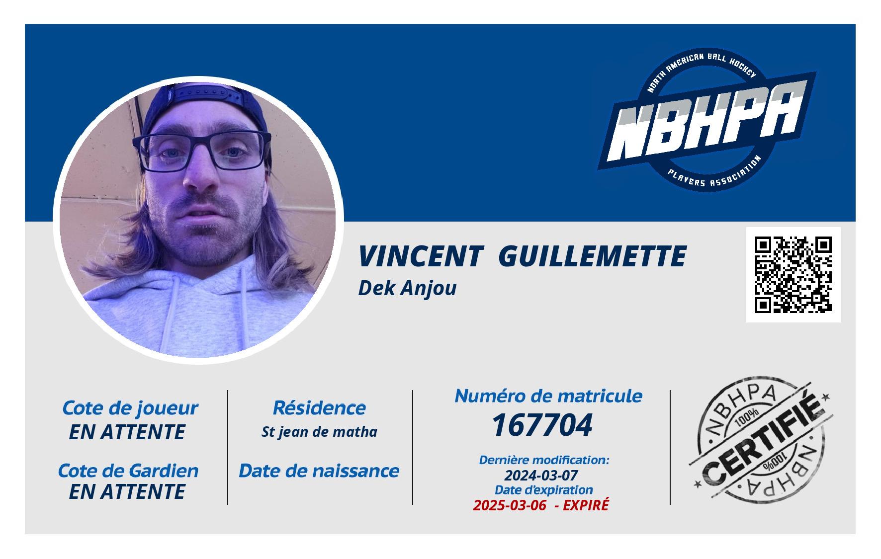 Vincent  Guillemette