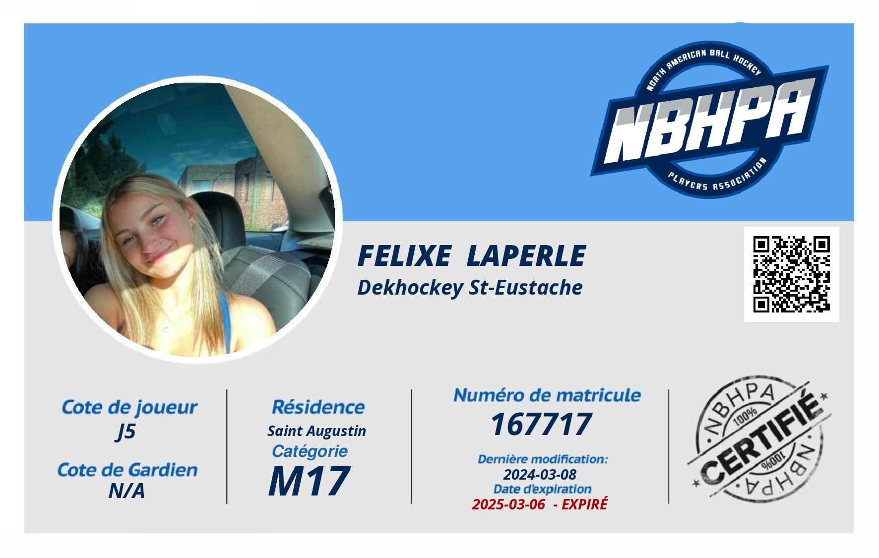 Felixe  Laperle 