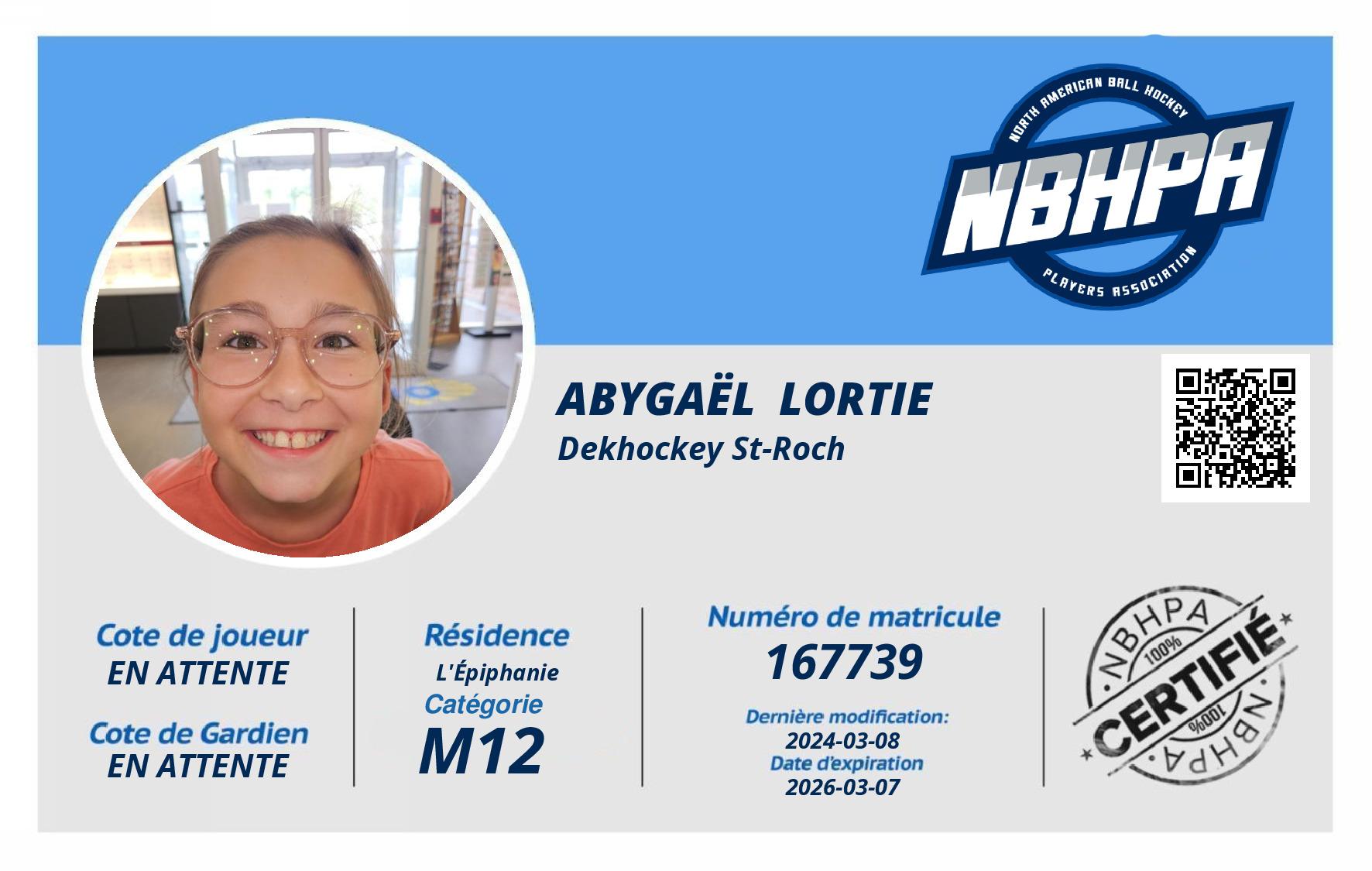 Abygaël  Lortie