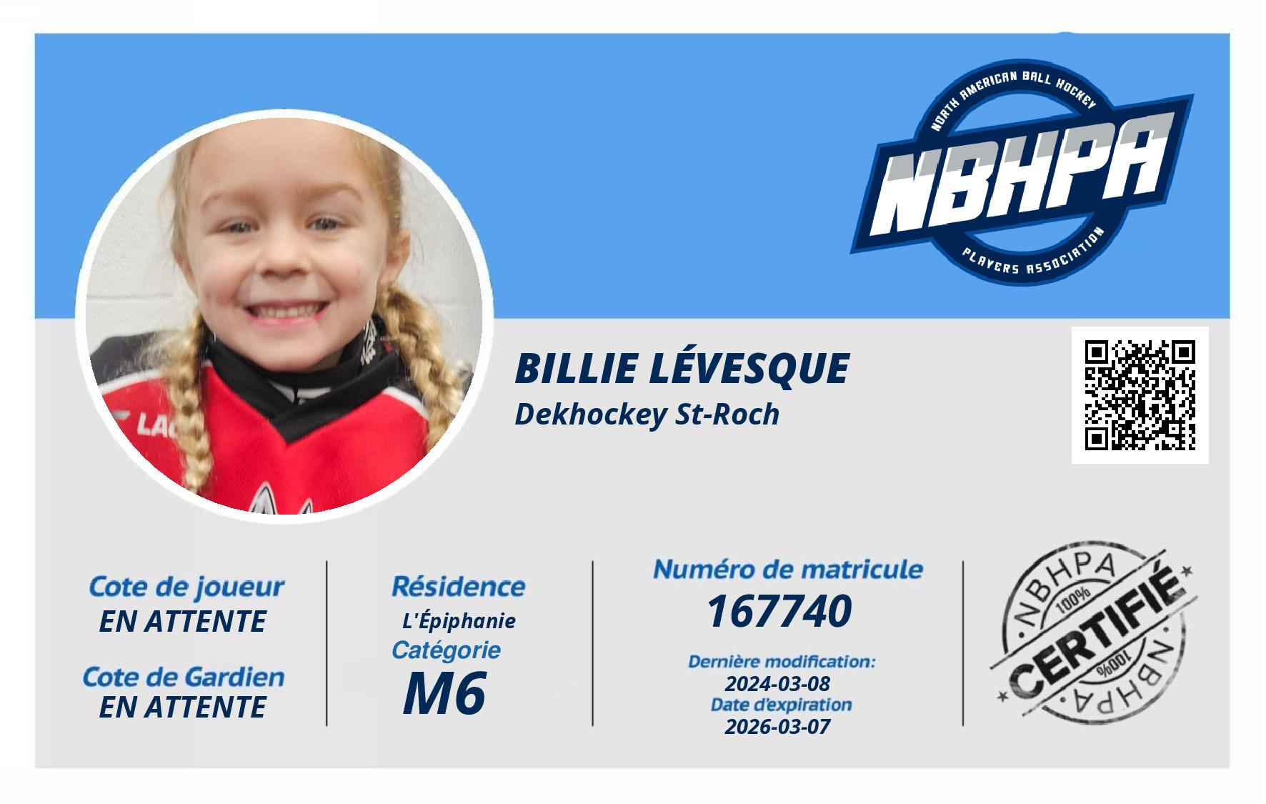 Billie Lévesque 