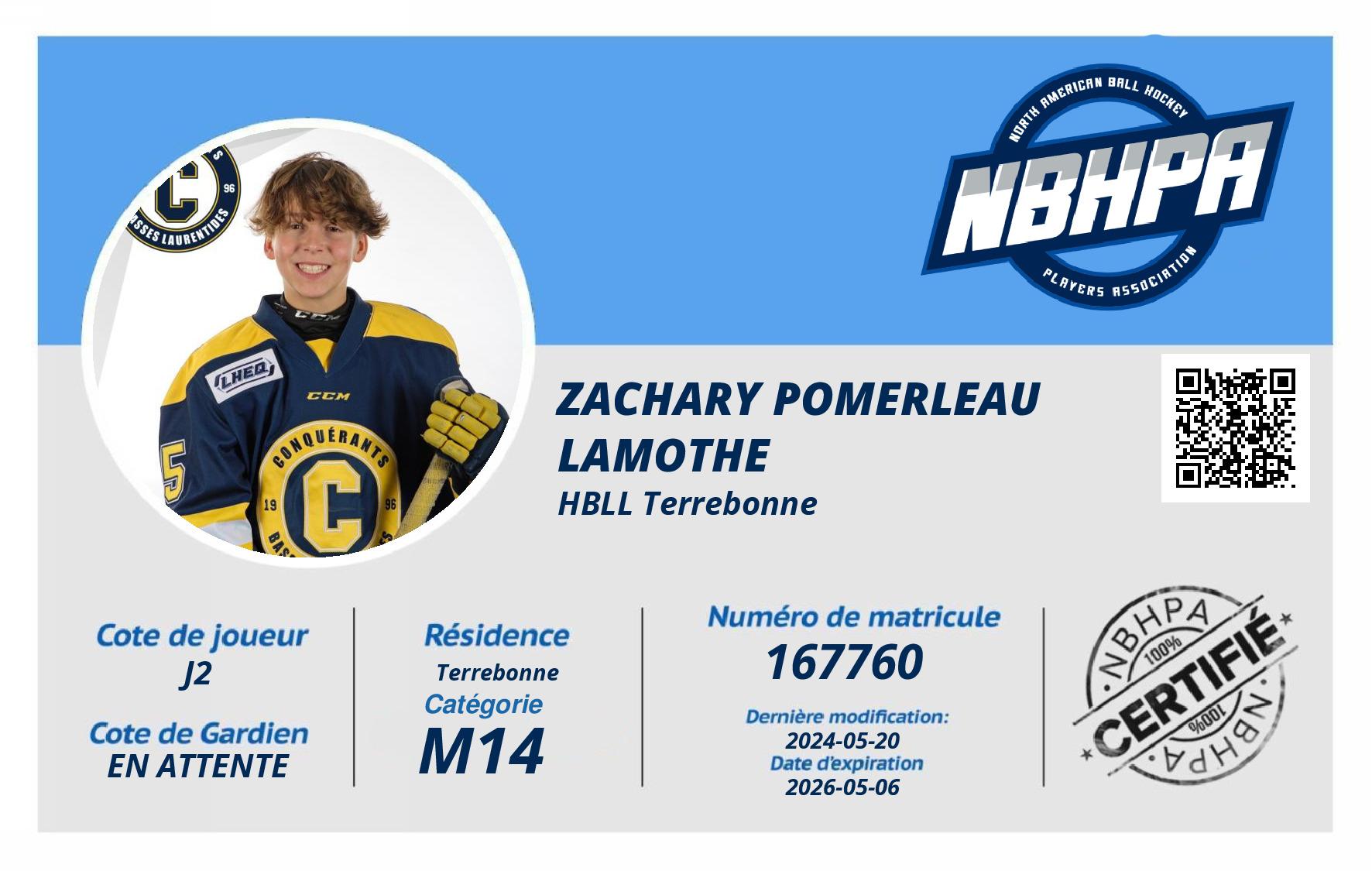 Zachary Pomerleau Lamothe