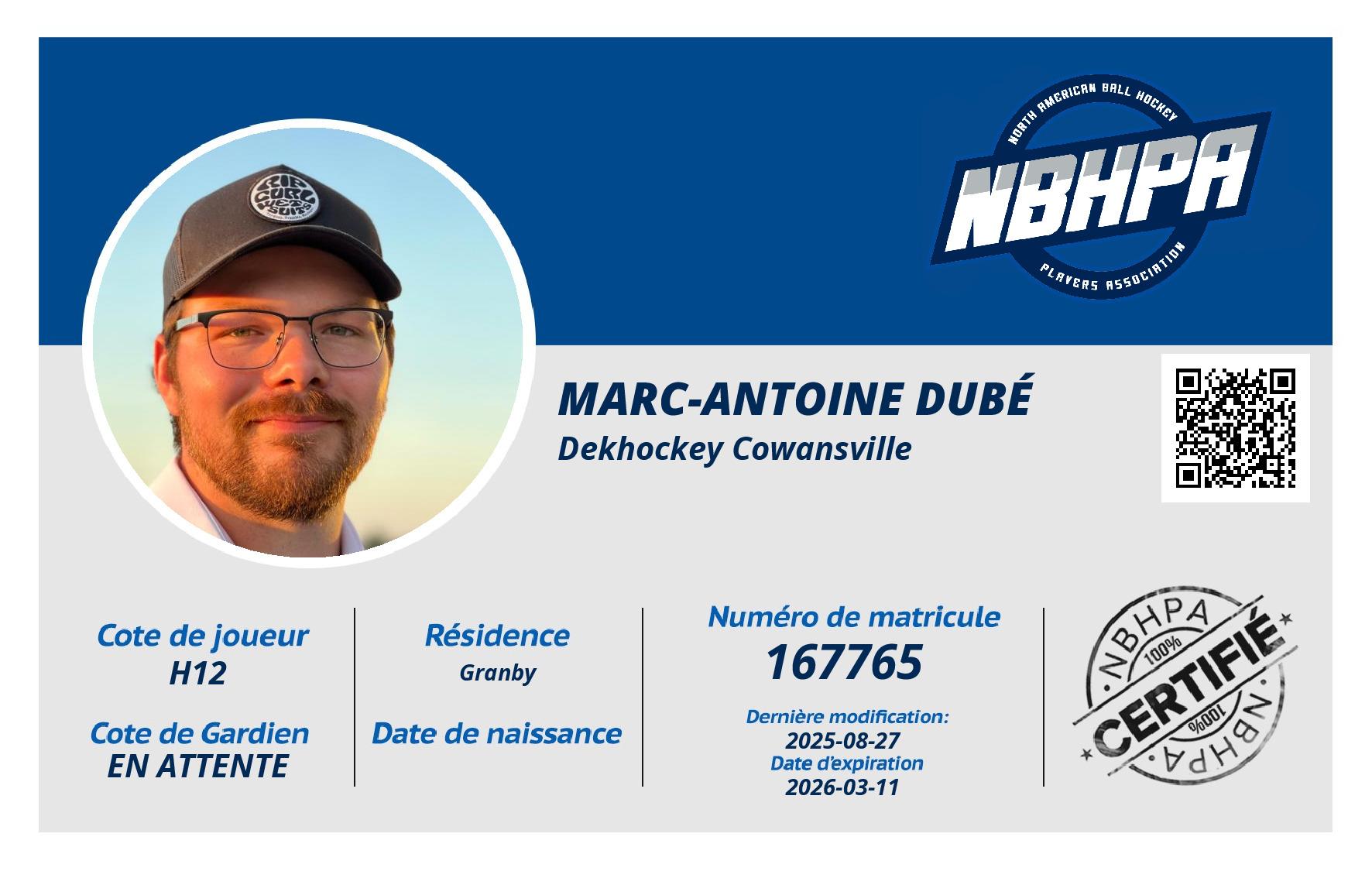 Marc-Antoine Dubé