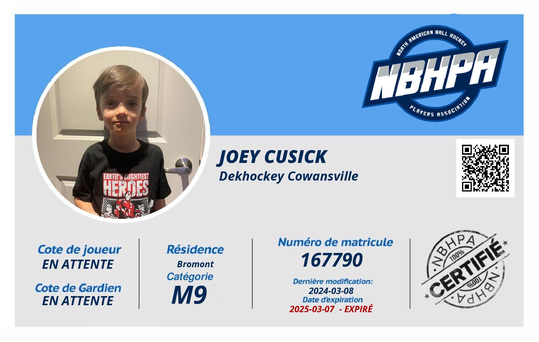Joey Cusick