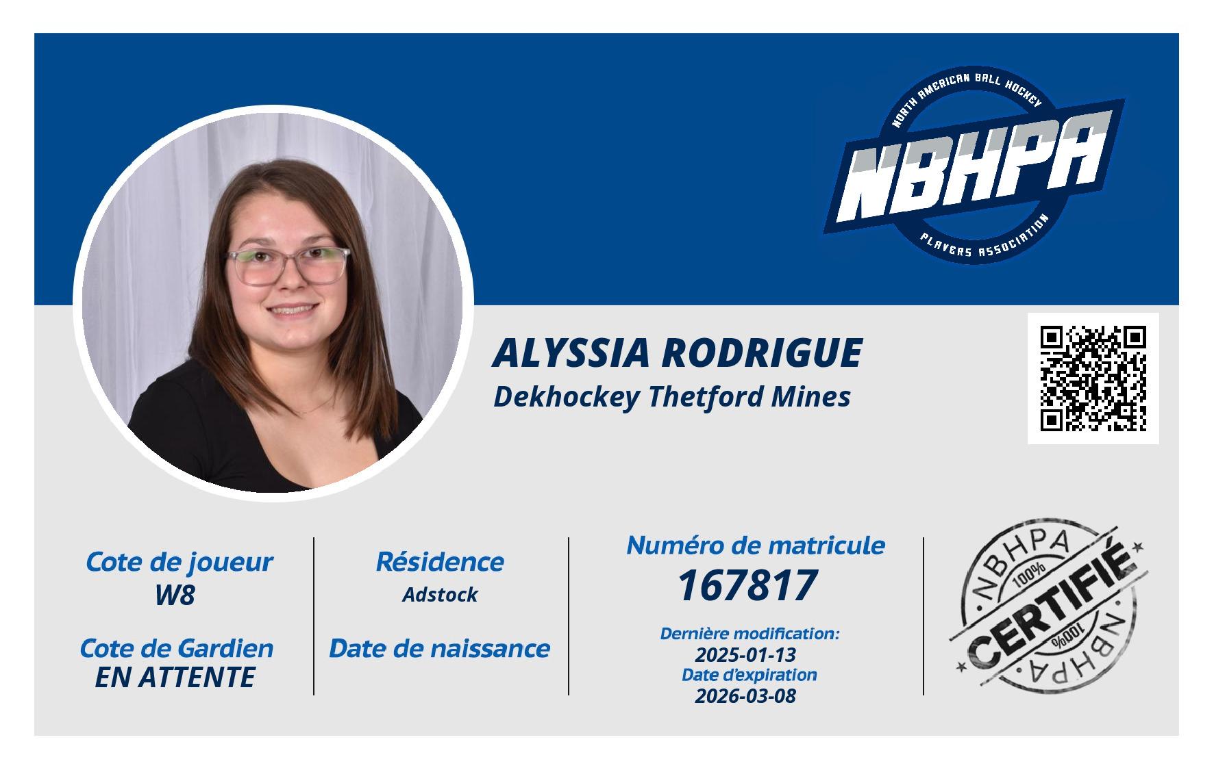 Alyssia Rodrigue
