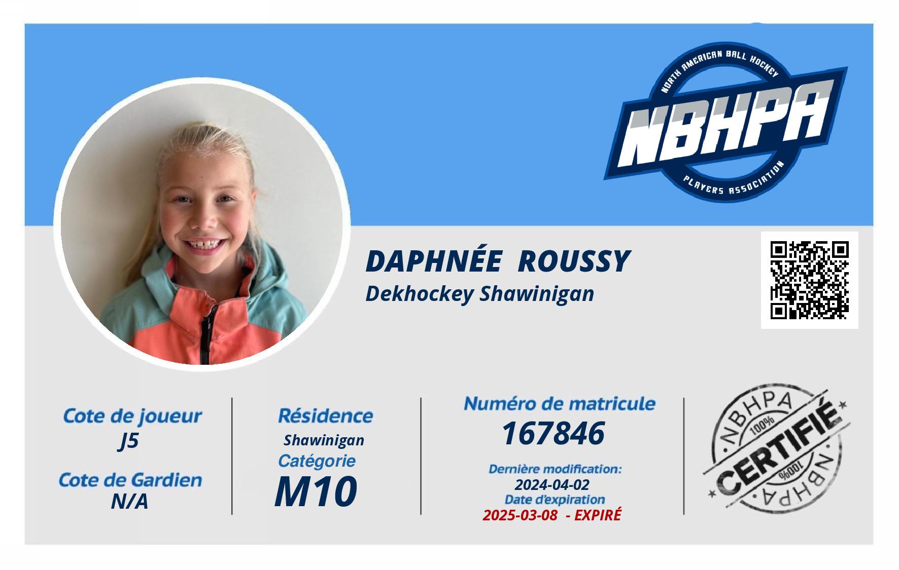 Daphnée  Roussy